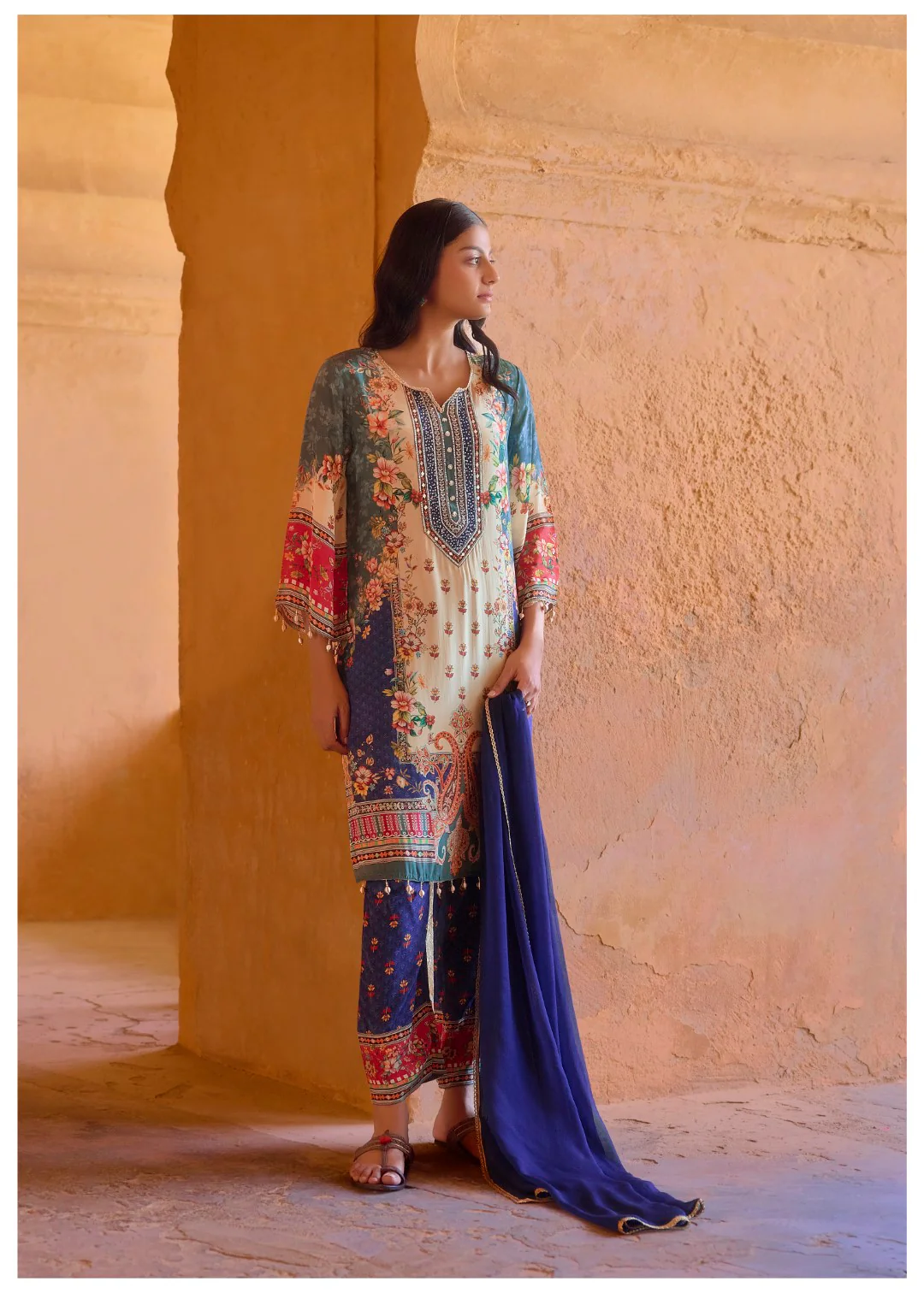 Aster azure full work premium suit set - Image 8