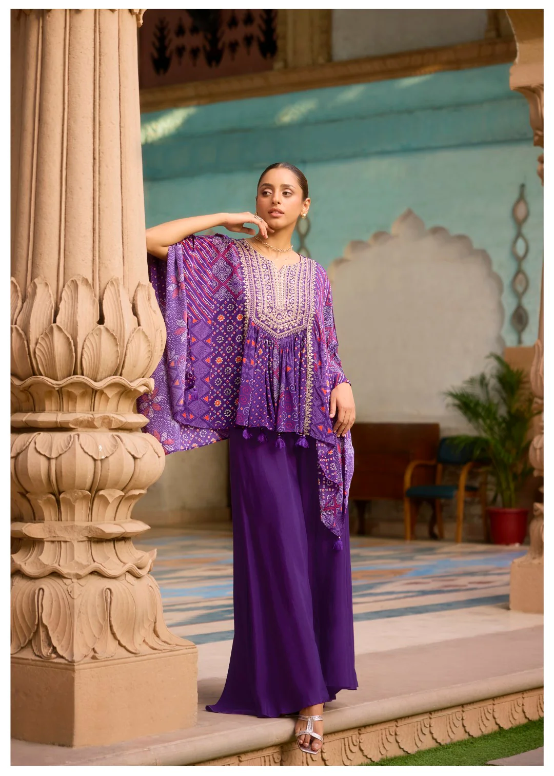 Aster Imperial full work Kaftan pant set - Image 8