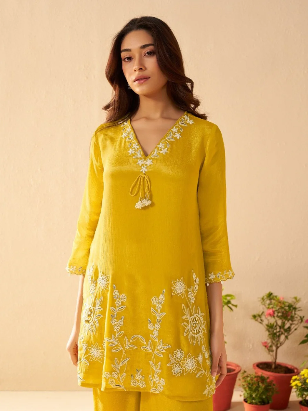 Albeli Maize Embroidery Premium Suit Set - Image 2