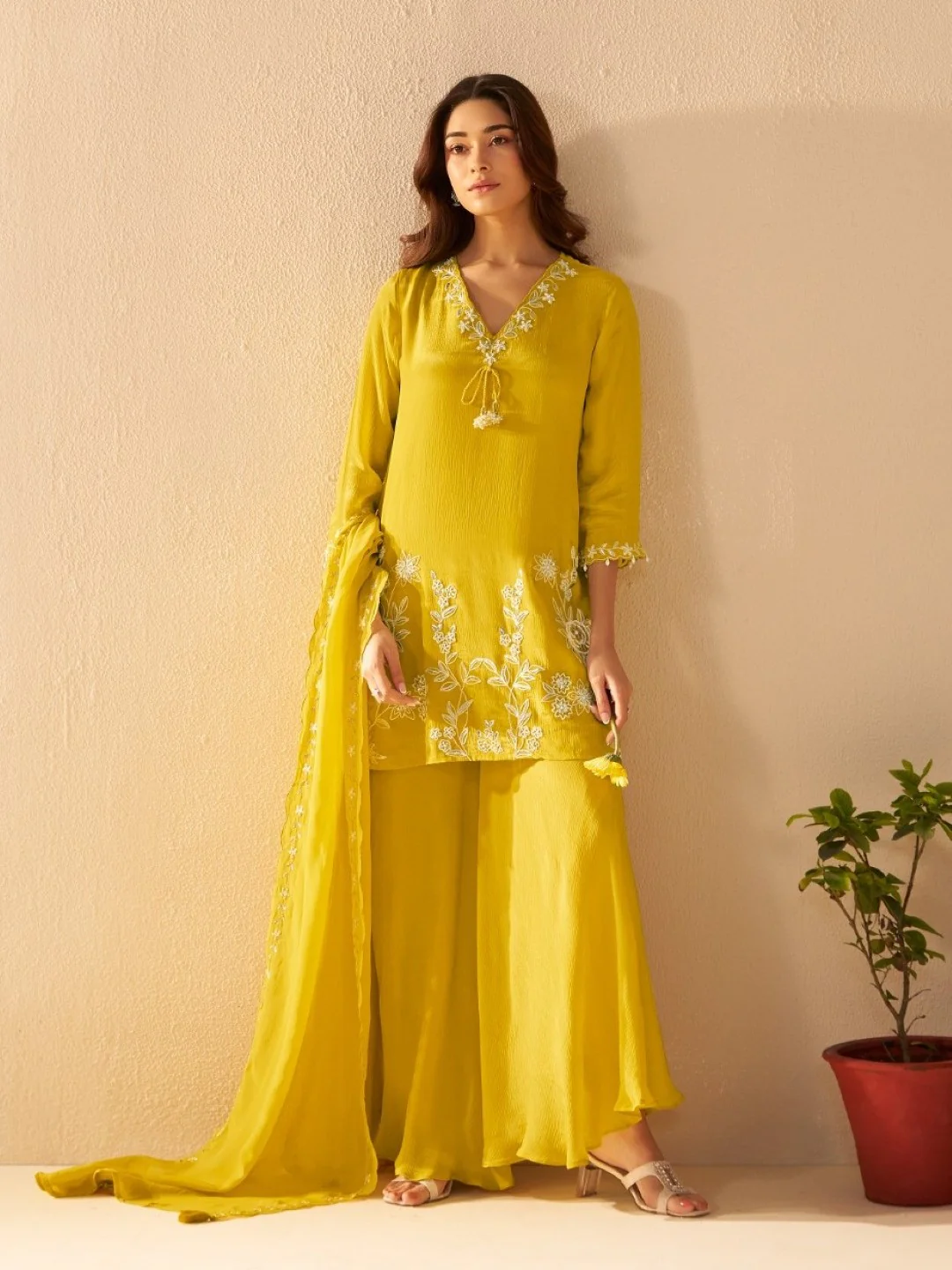 Albeli Maize Embroidery Premium Suit Set - Image 5