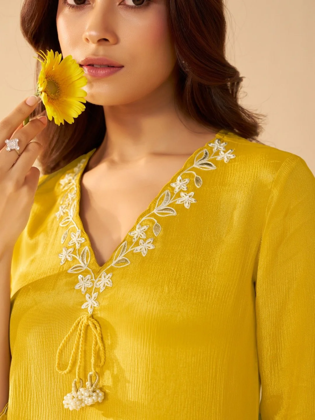 Albeli Maize Embroidery Premium Suit Set - Image 6