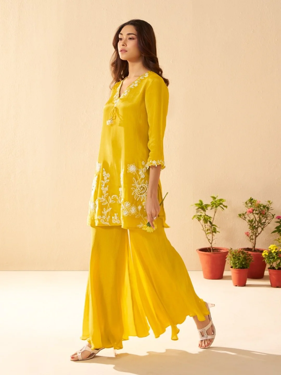 Albeli Maize Embroidery Premium Suit Set - Image 7