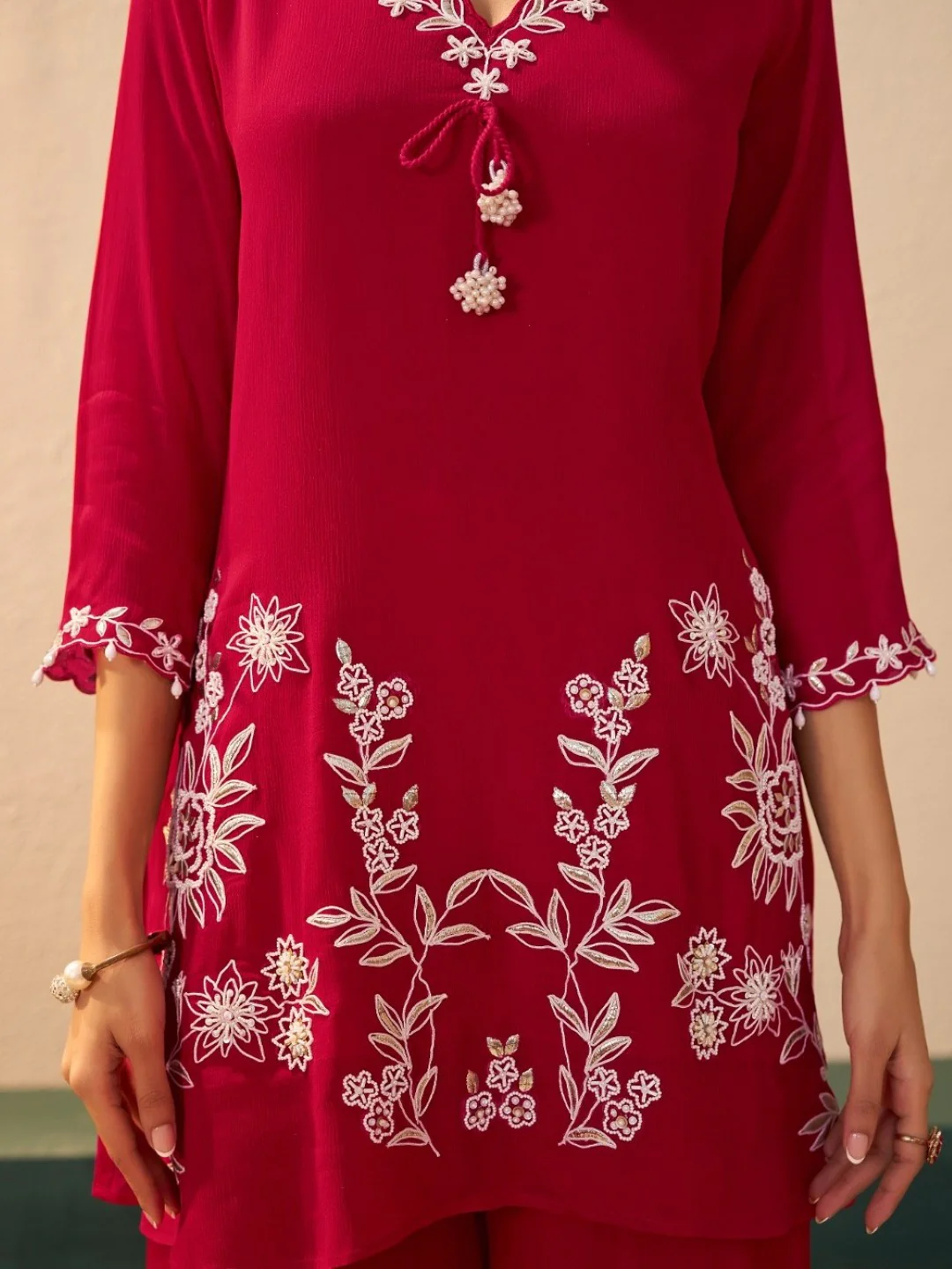 Albeli Sindoori Embroidery Premium Suit Set - Image 4
