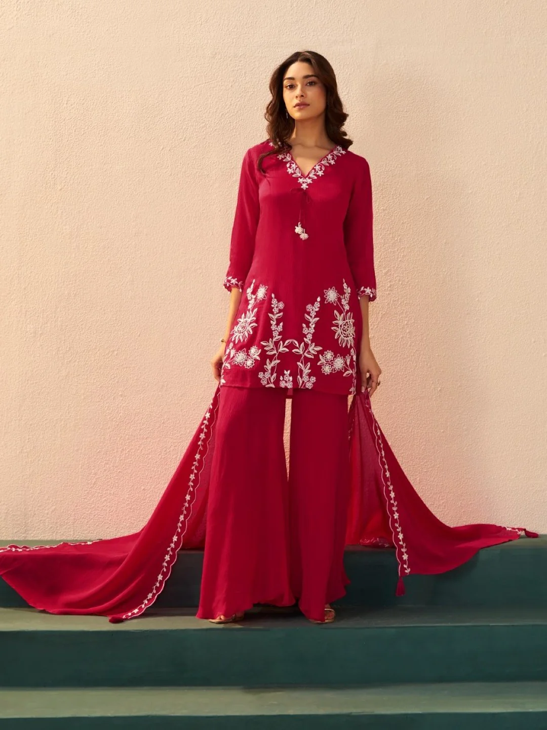 Albeli Sindoori Embroidery Premium Suit Set - Image 7