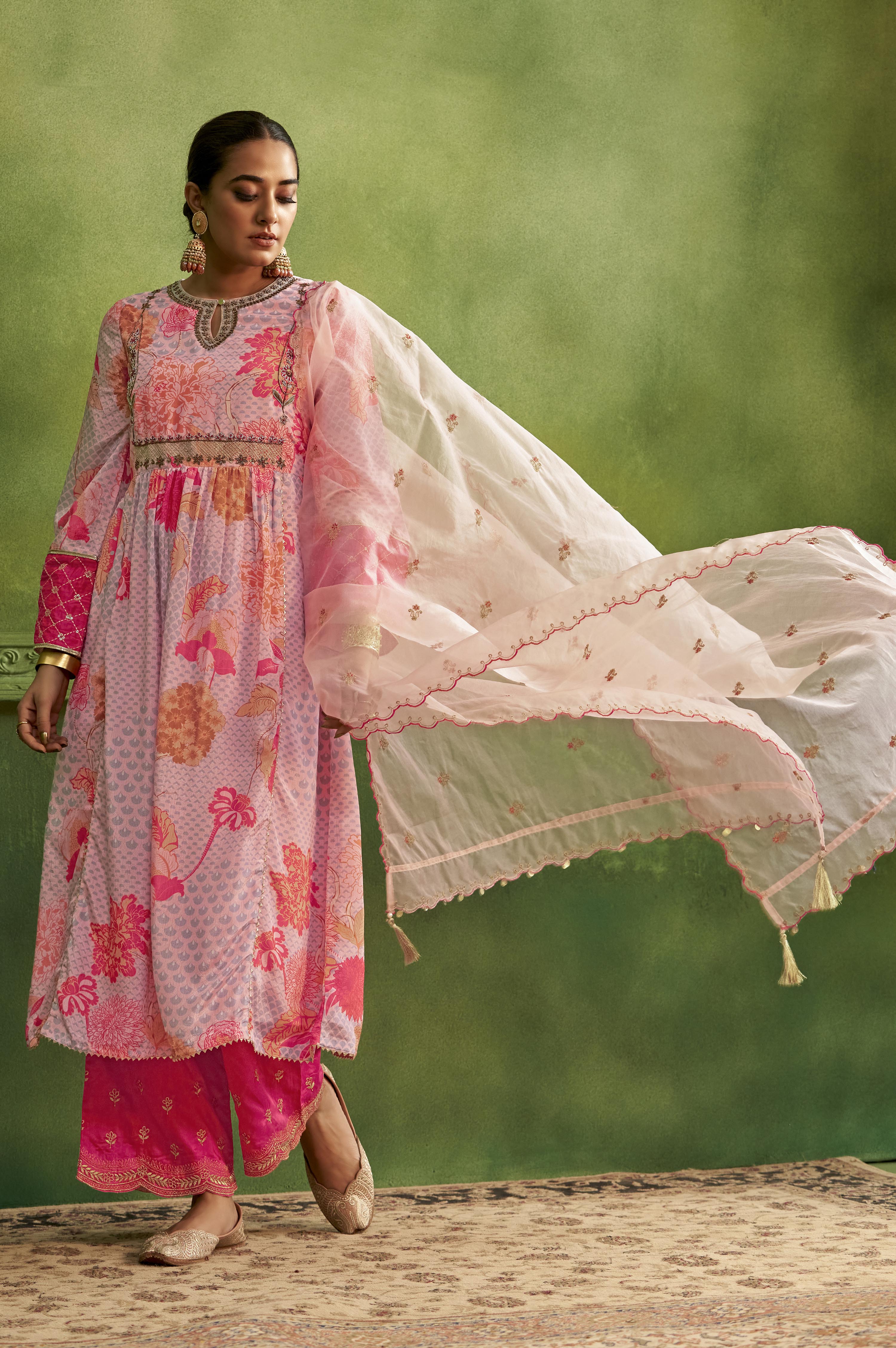 Adya Gulab Luxury Anarkali Suit Set - Image 5