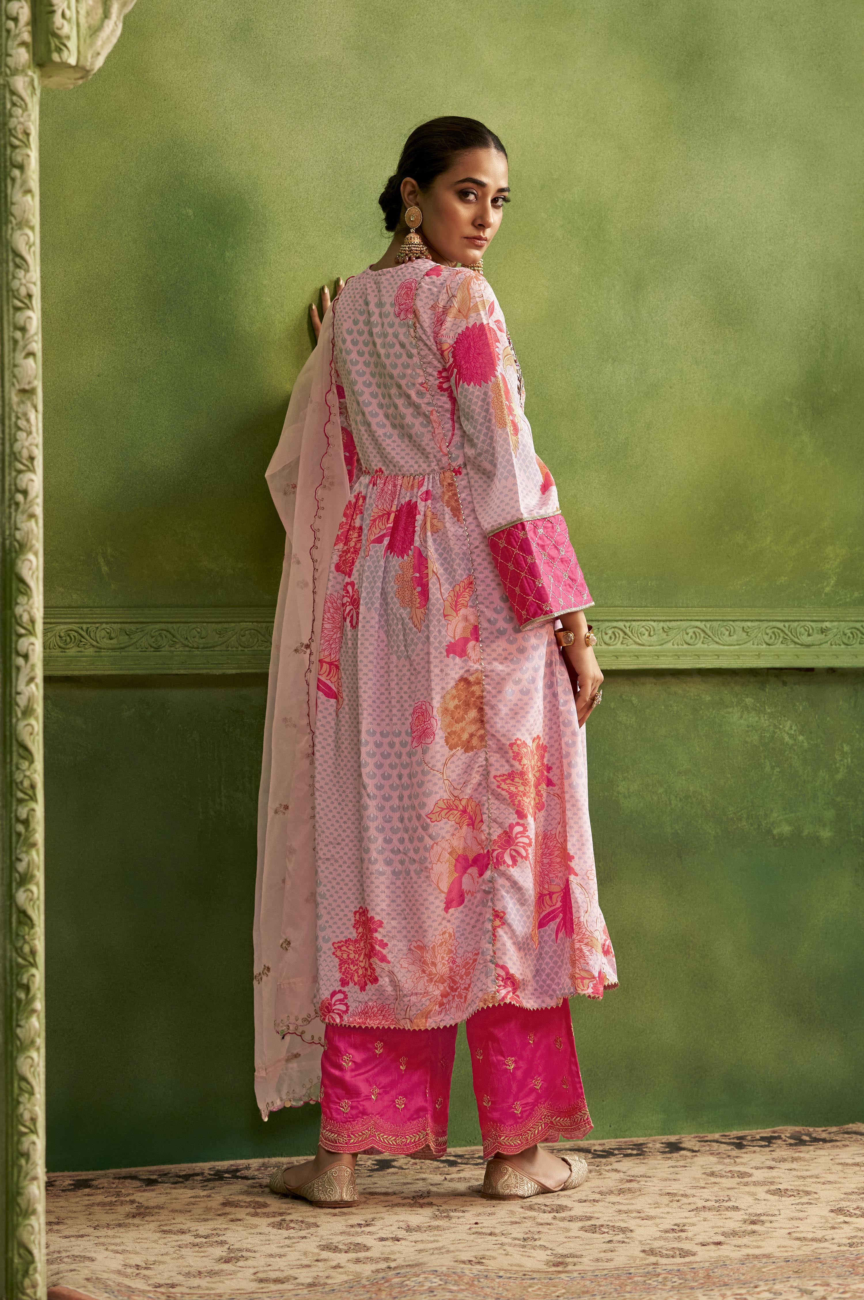 Adya Gulab Luxury Anarkali Suit Set - Image 6
