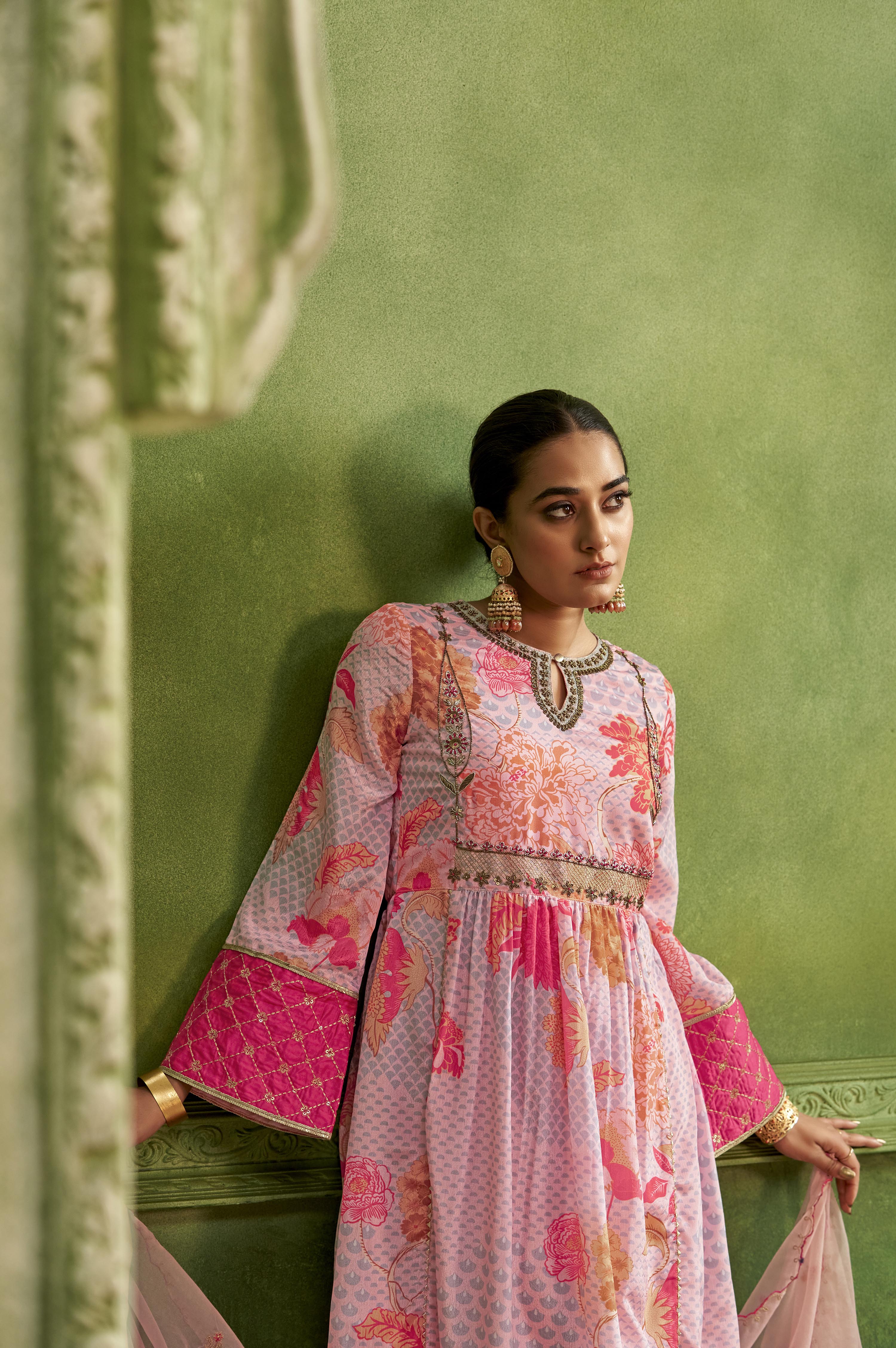 Adya Gulab Luxury Anarkali Suit Set - Image 7