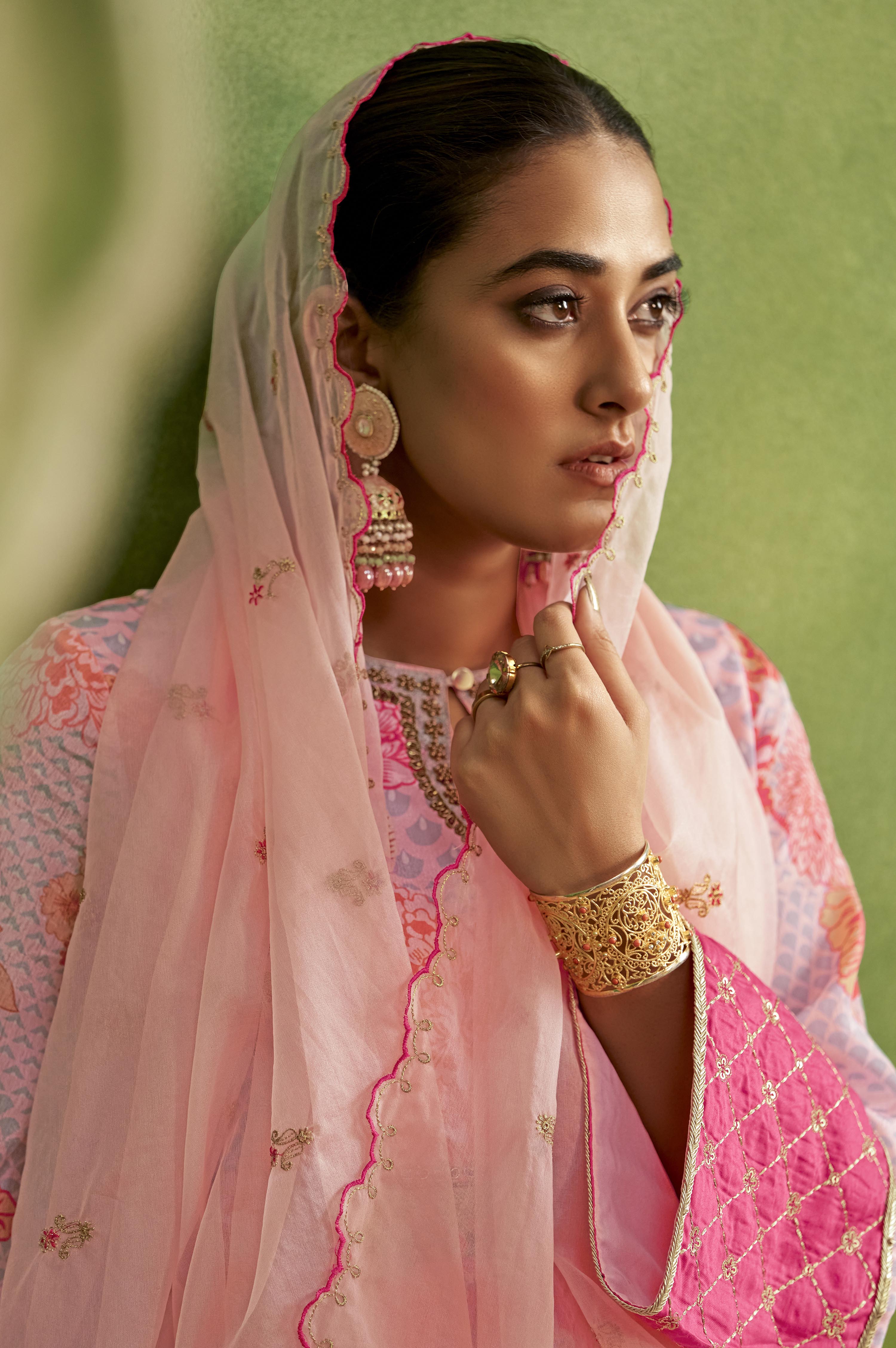 Adya Gulab Luxury Anarkali Suit Set - Image 8