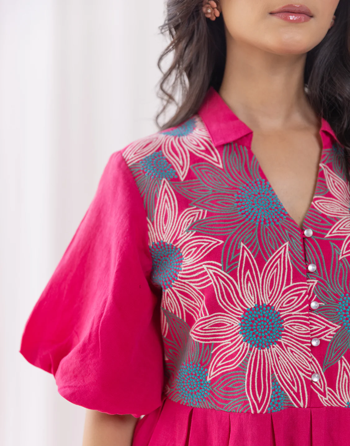 Avanti Candy Embroidery Cotton Dress - Image 4