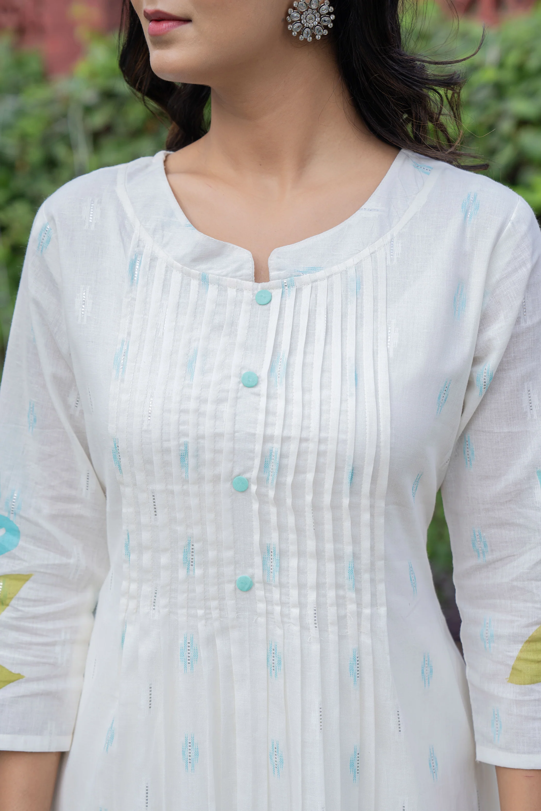 Hemal Ocean Digital Print pure cotton Mul Kurta pant Set - Image 4