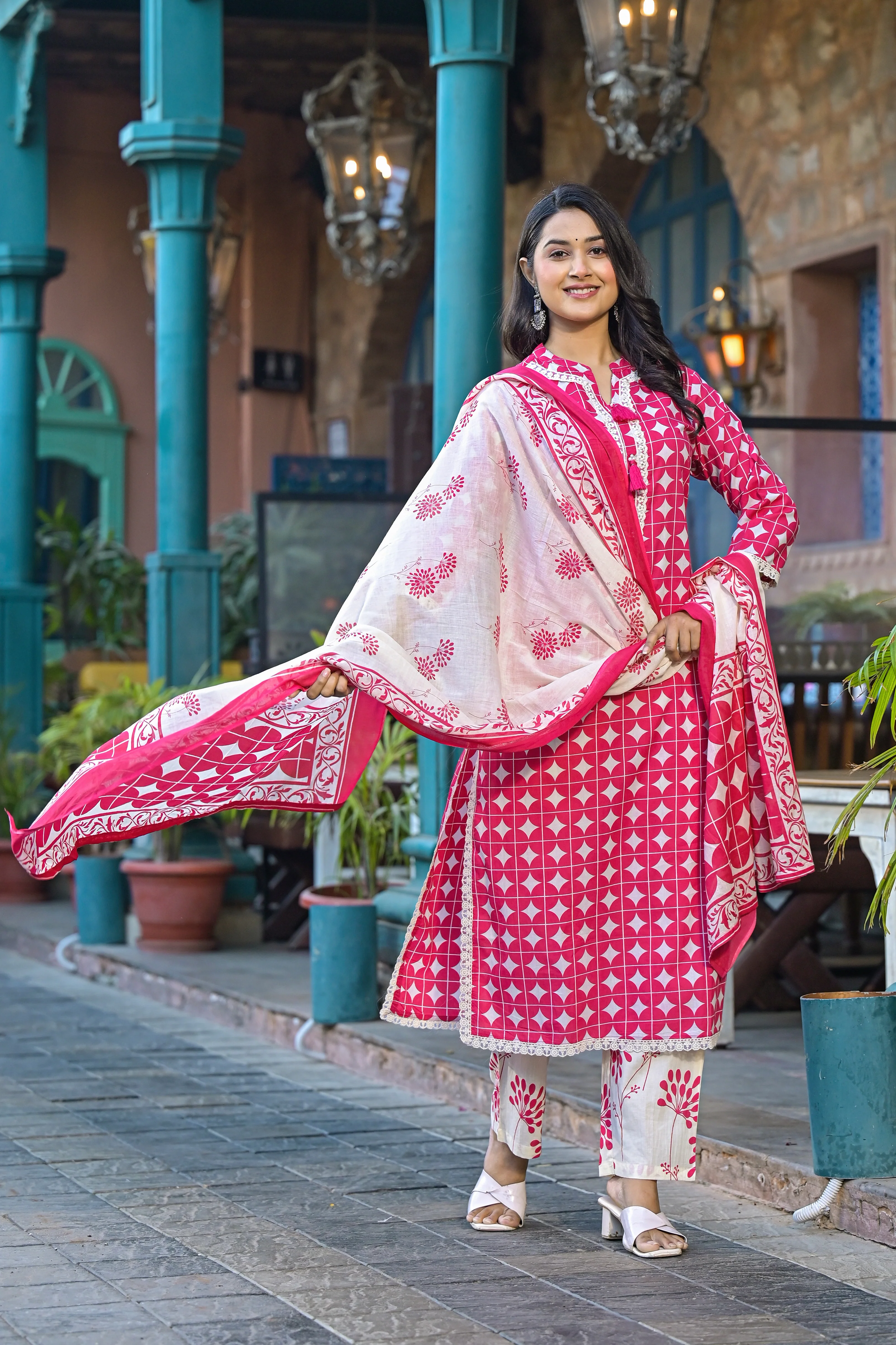 Bodhi Rose Pure Cotton Suit Set - Image 4