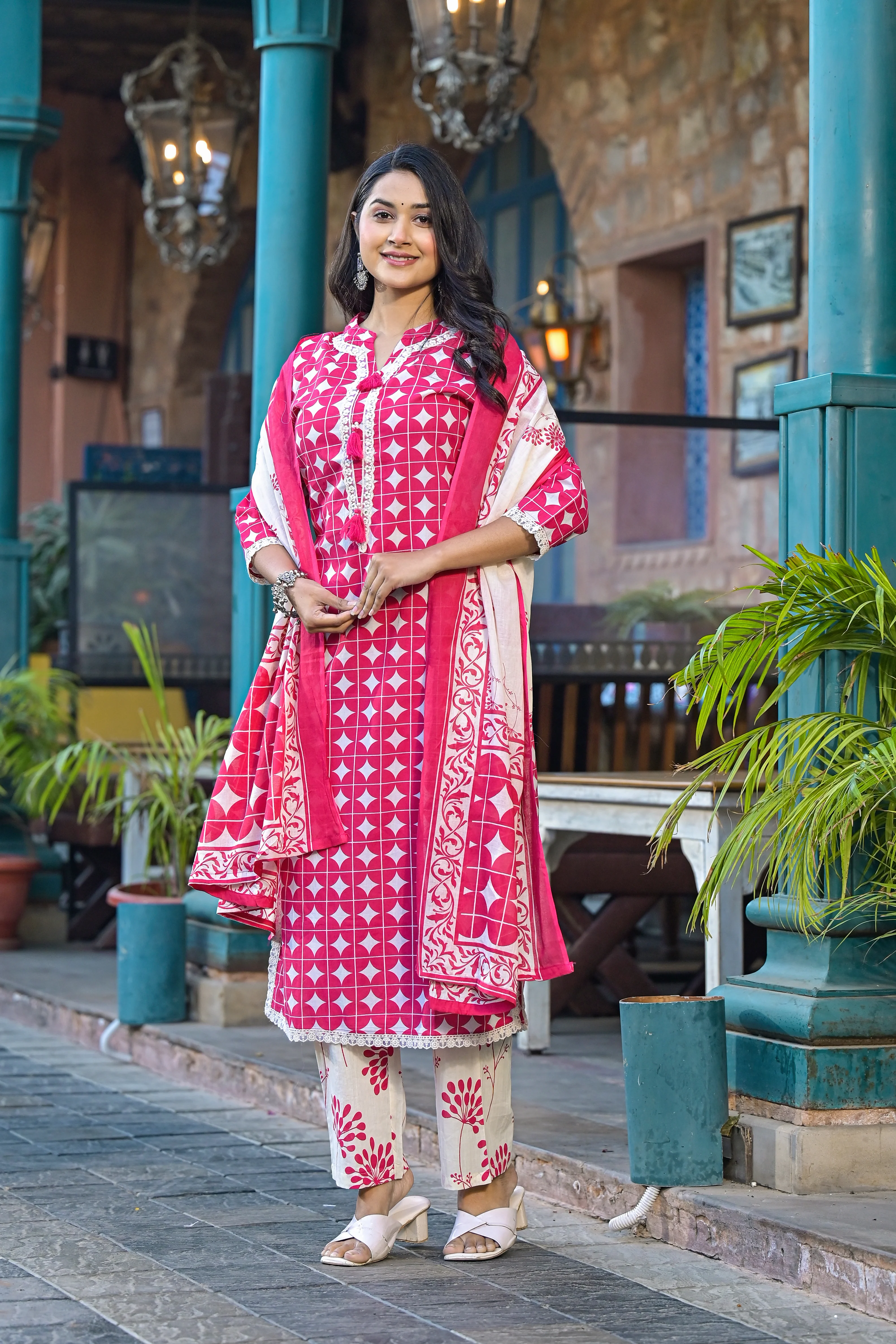 Bodhi Rose Pure Cotton Suit Set - Image 5