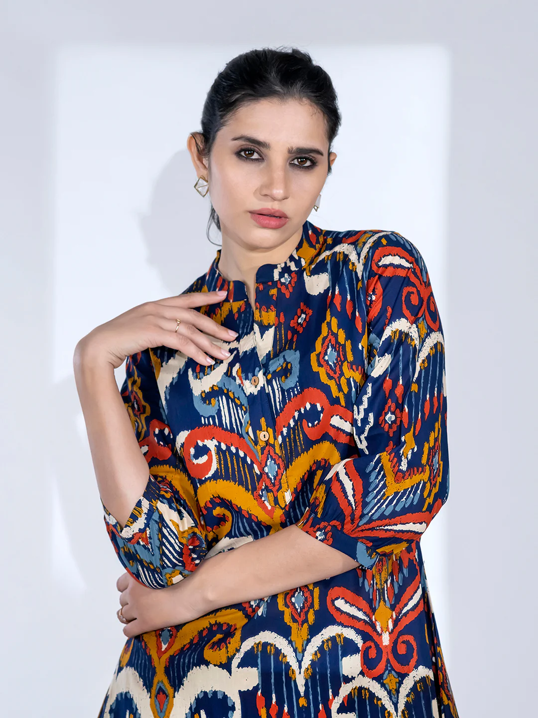 Tripti Indigo Printed  Cotton Co-ord Set - Image 2