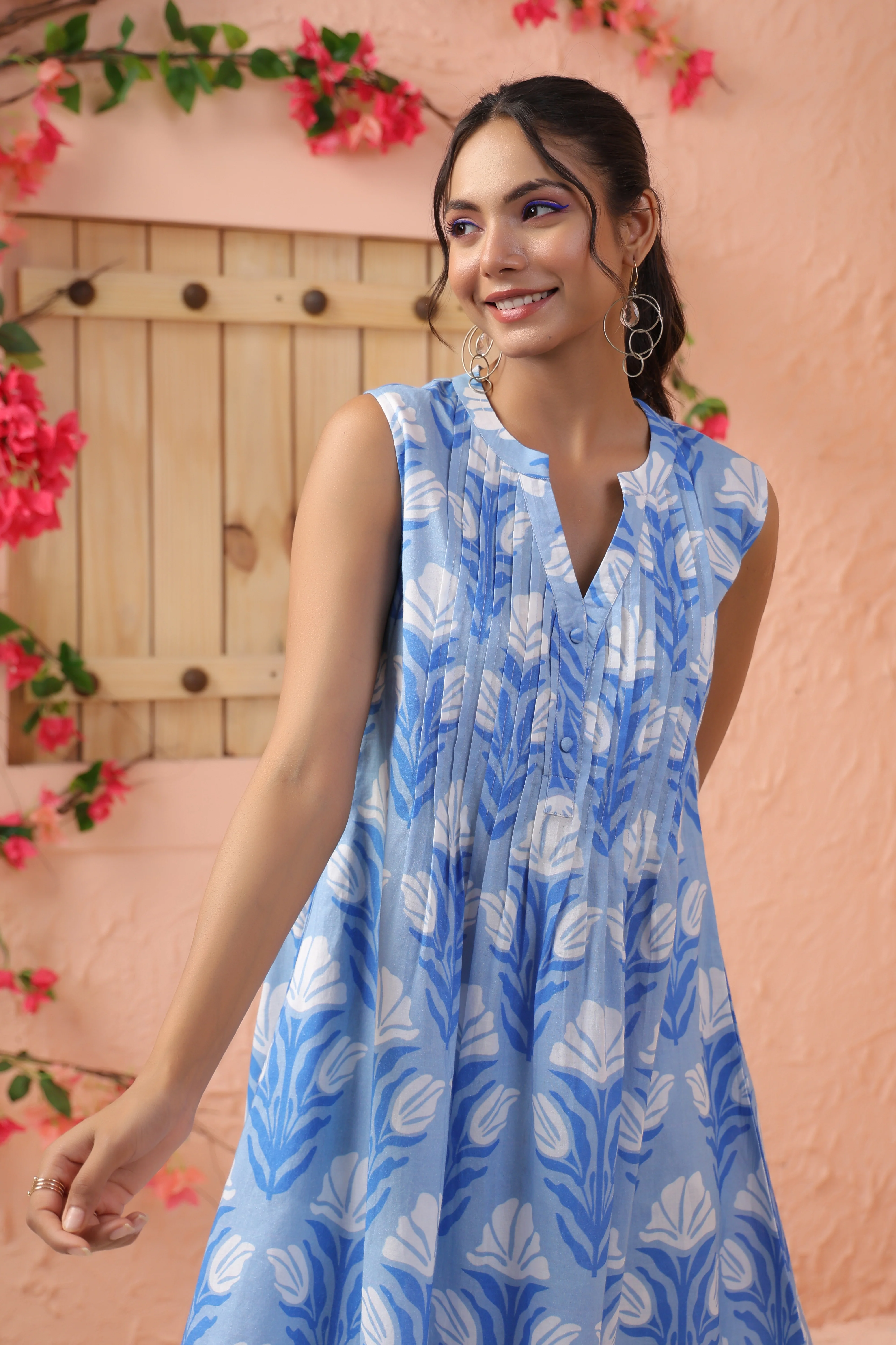 Shamiyana Prussian Printed Co-ord Set - Image 2