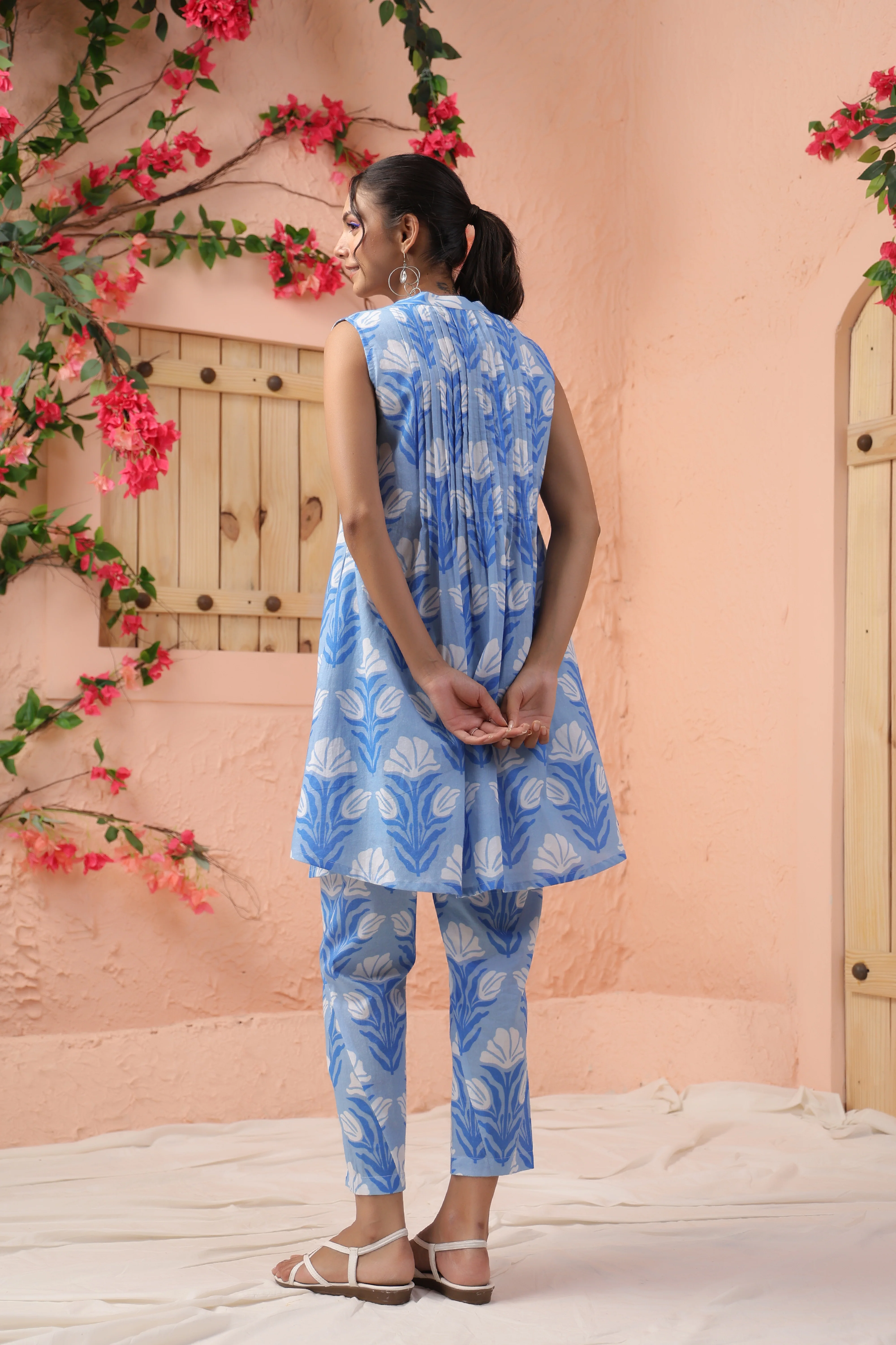 Shamiyana Prussian Printed Co-ord Set - Image 3