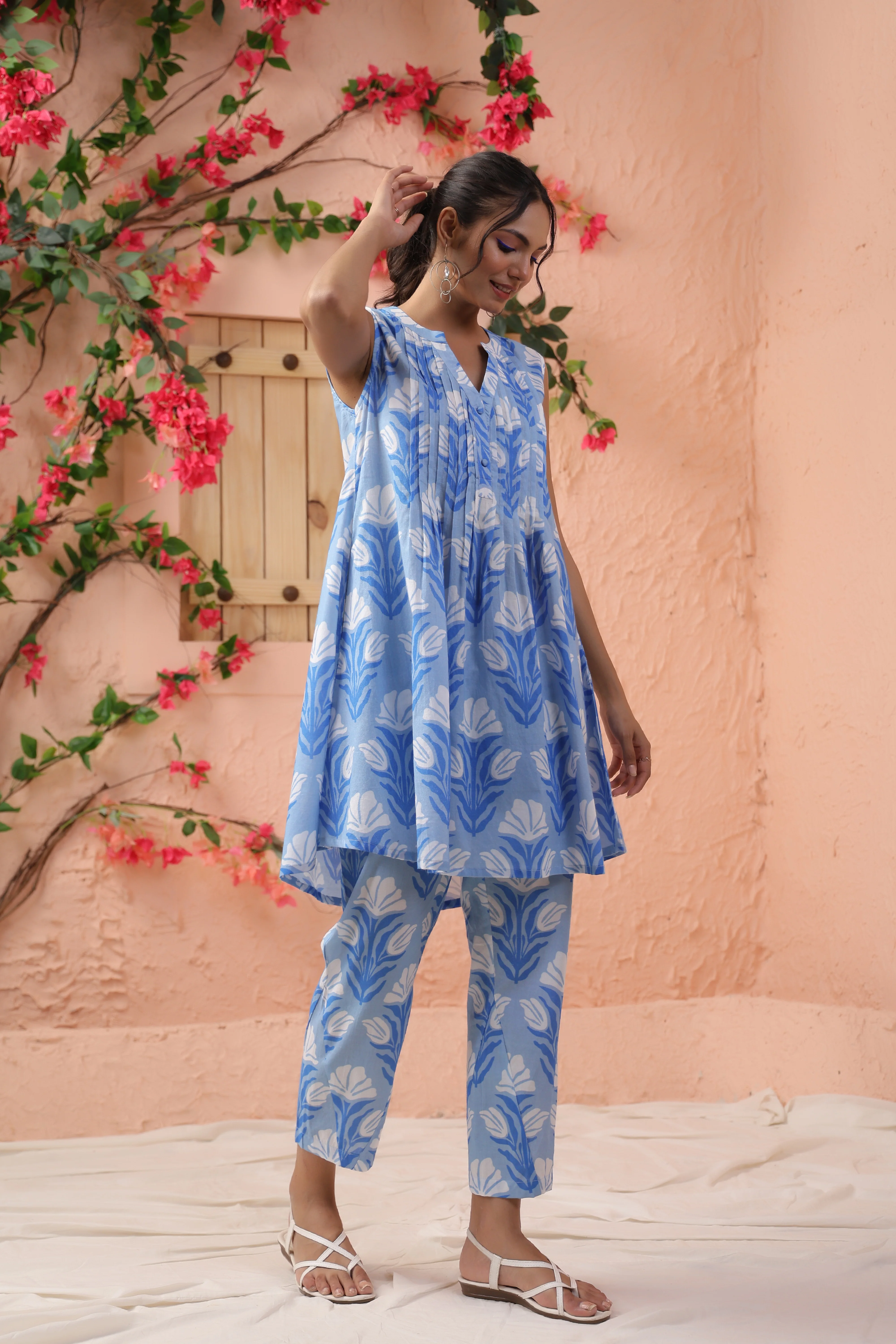 Shamiyana Prussian Printed Co-ord Set - Image 6