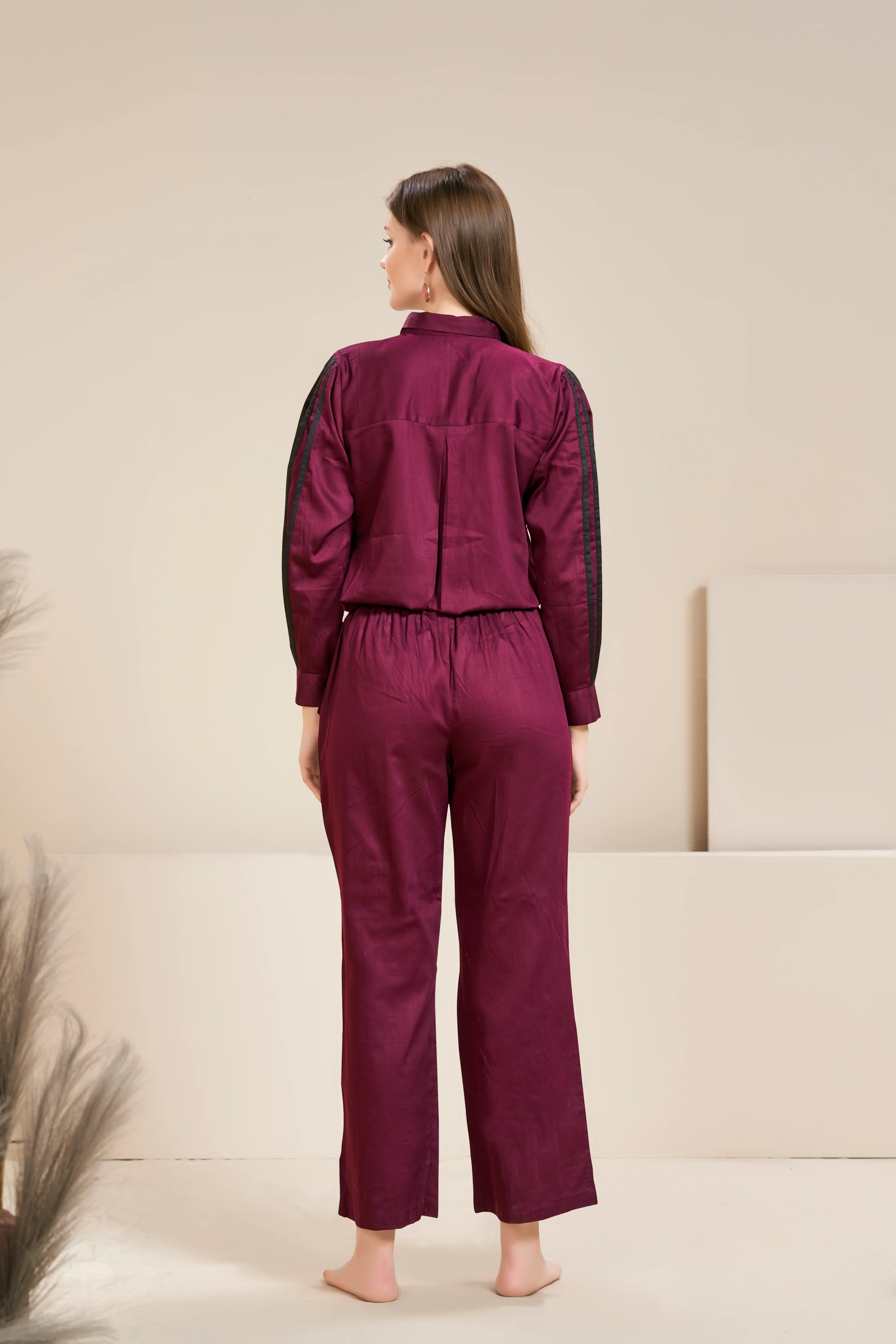Soul Mulberry Cotton Co-ord Set - Image 5