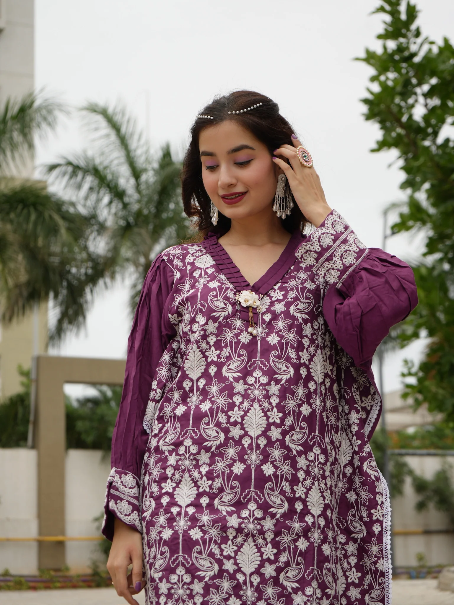 Iris Jam Embroidered Co-ord Set - Image 10