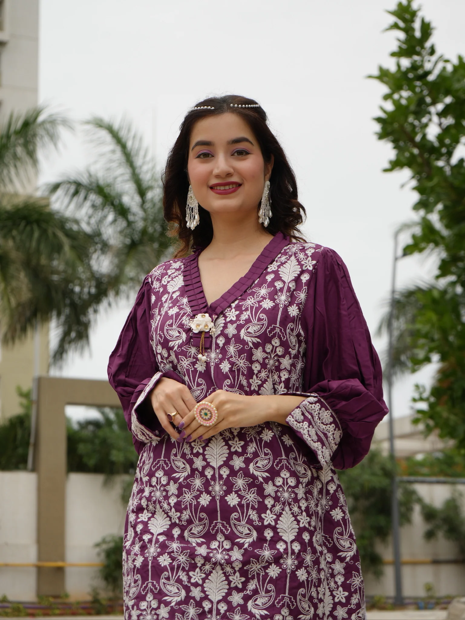 Iris Jam Embroidered Co-ord Set - Image 11