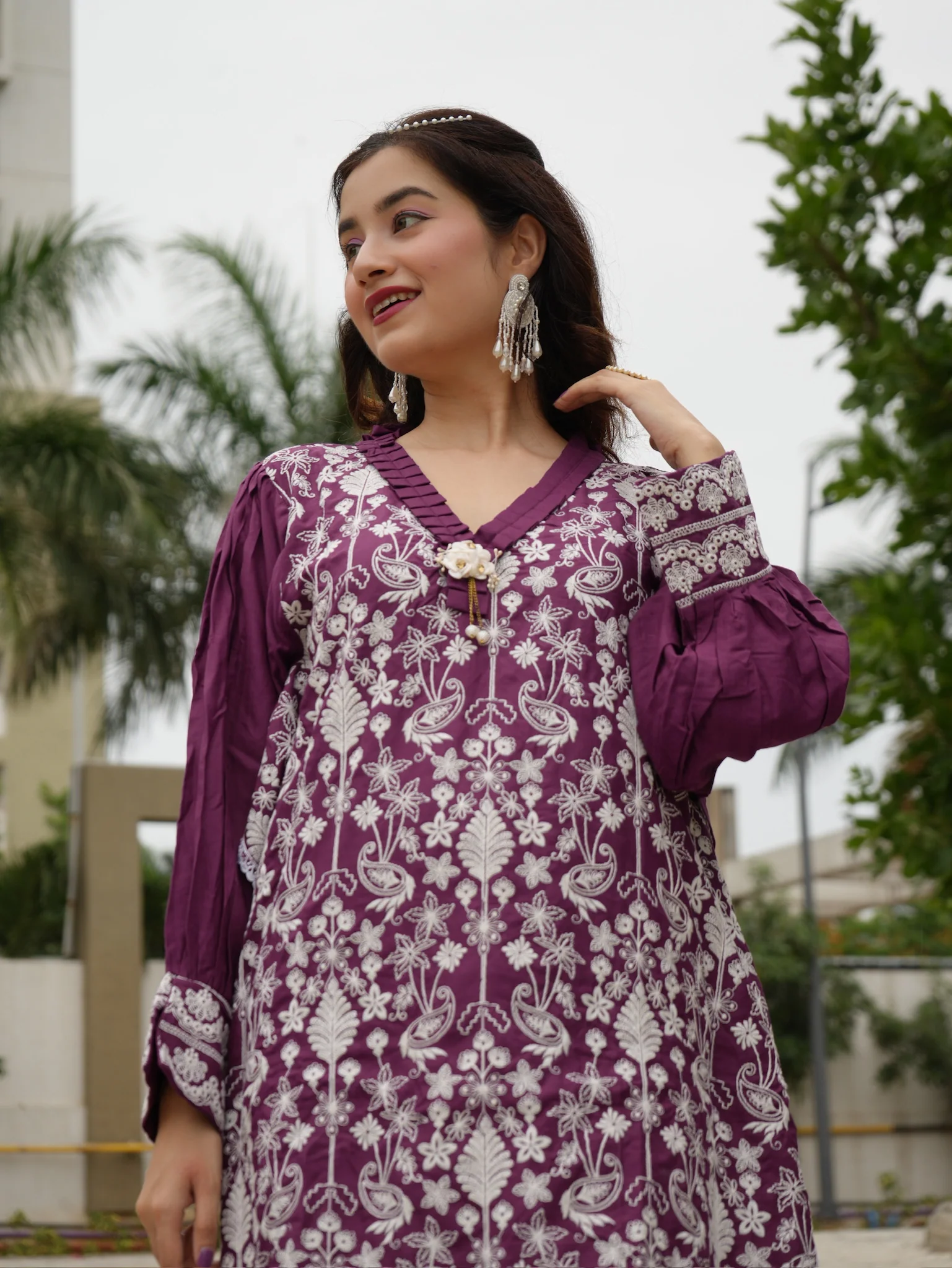 Iris Jam Embroidered Co-ord Set - Image 12