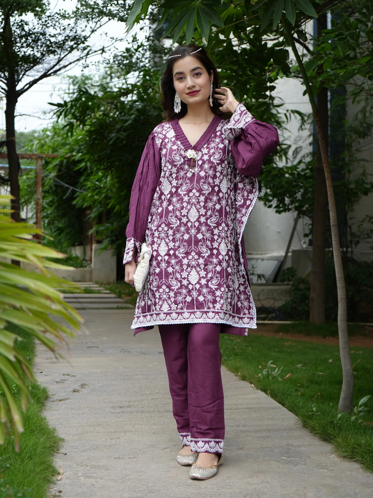 Iris Jam Embroidered Co-ord Set - Image 14