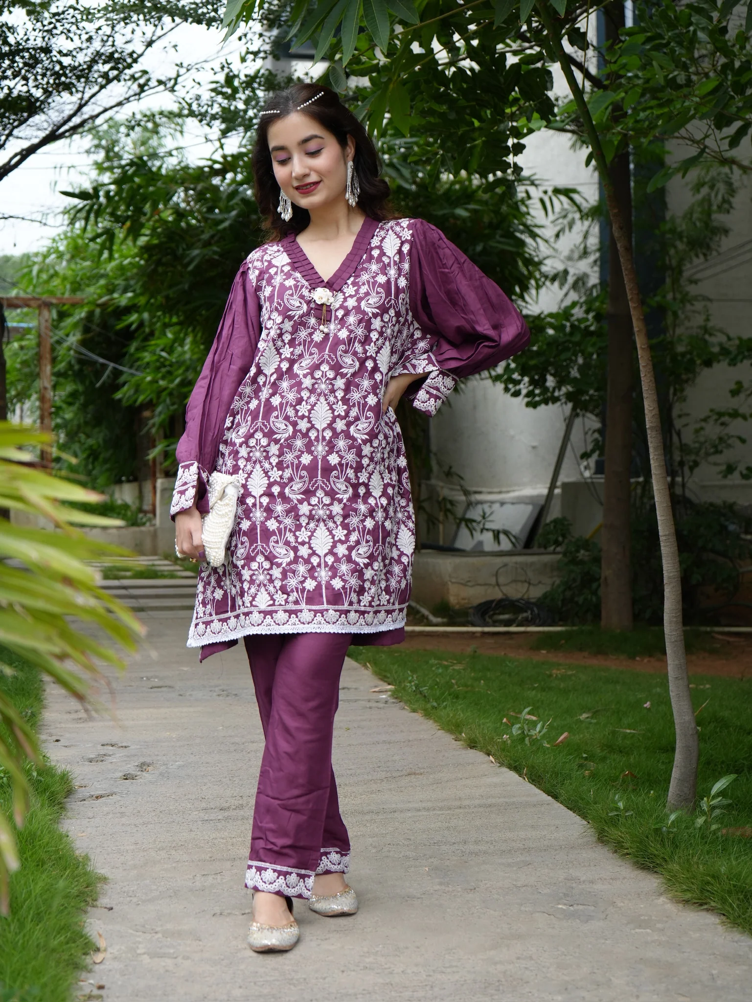 Iris Jam Embroidered Co-ord Set - Image 15