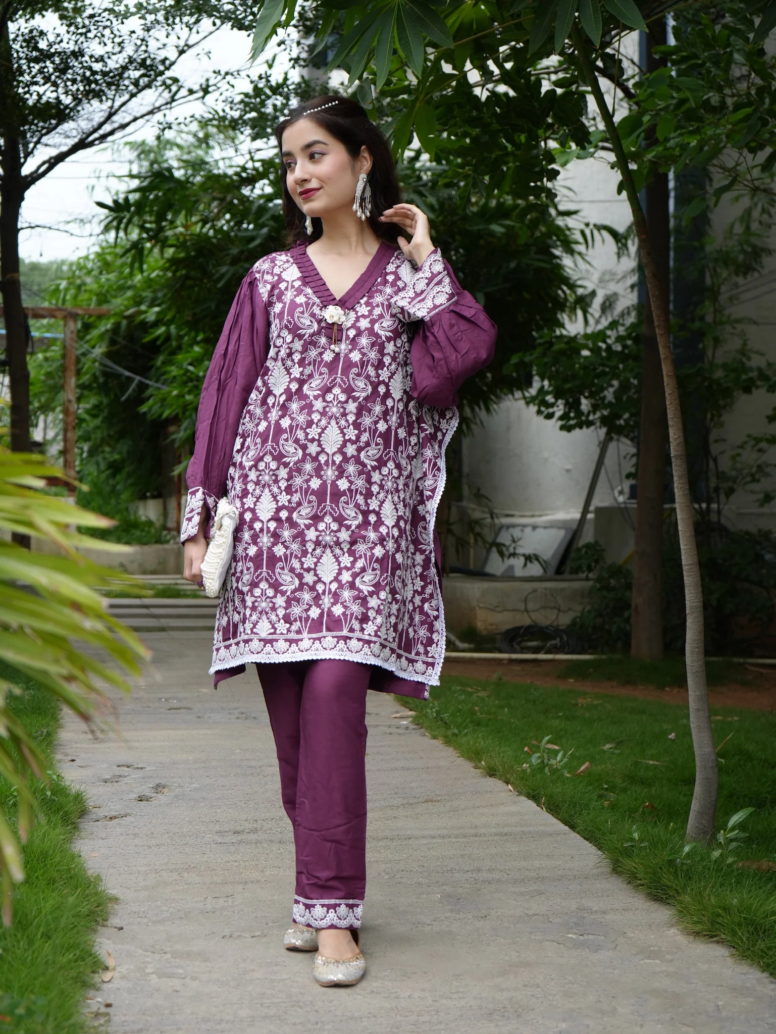 Iris Jam Embroidered Co-ord Set - Image 17