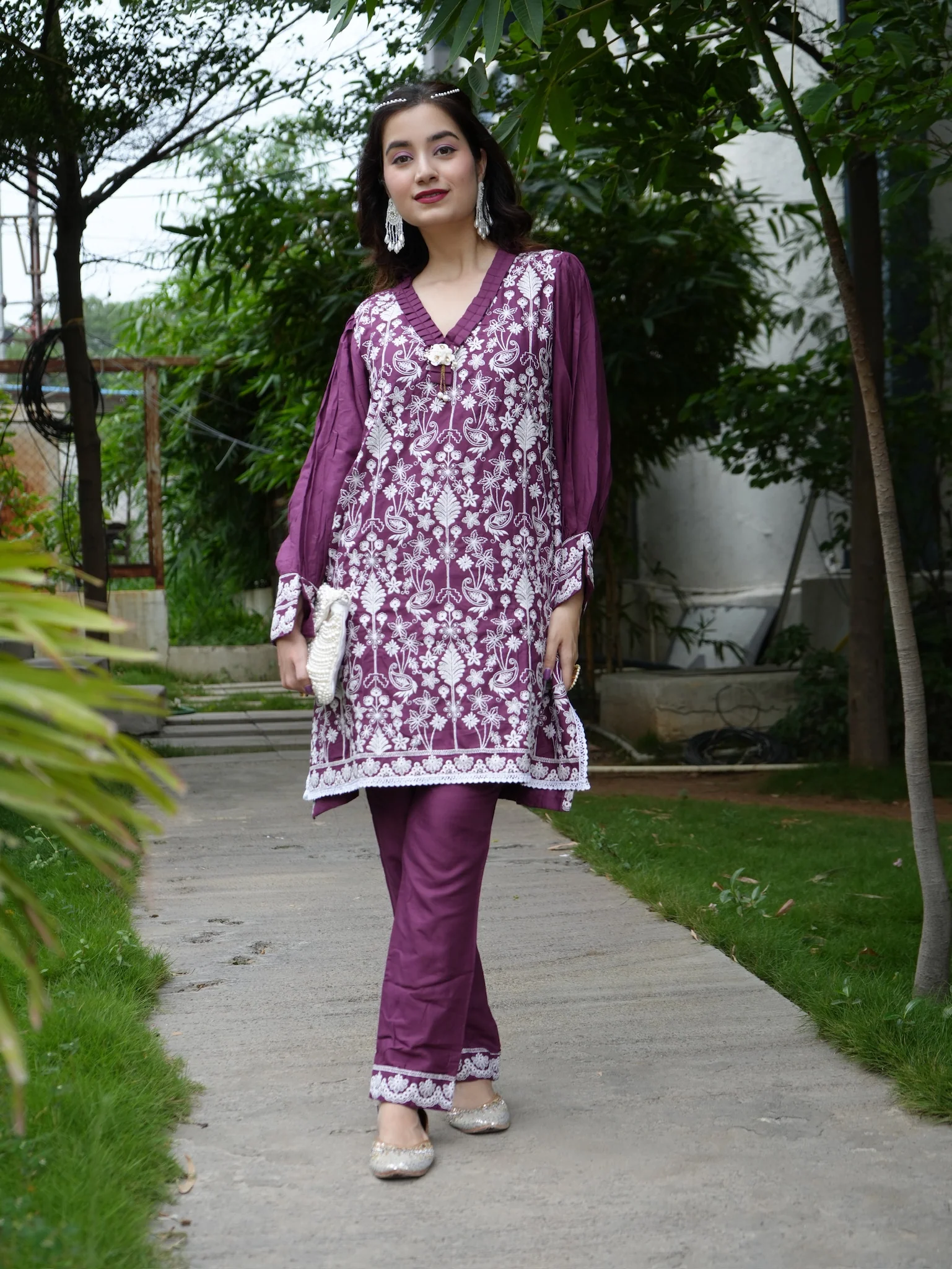 Iris Jam Embroidered Co-ord Set - Image 18