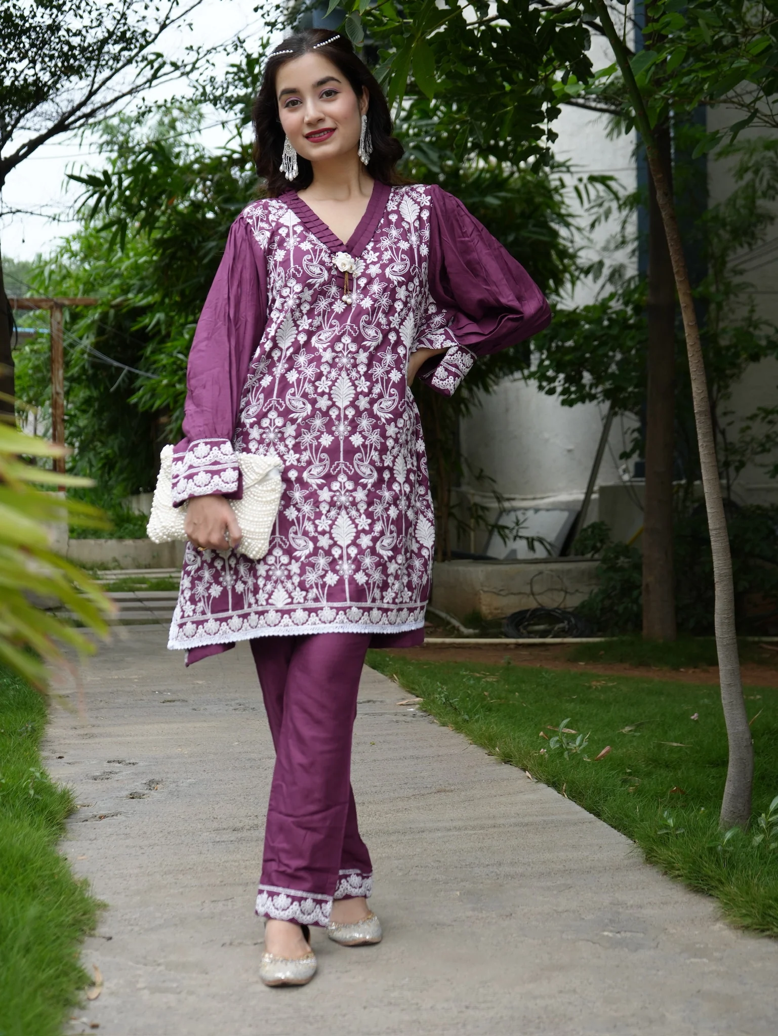 Iris Jam Embroidered Co-ord Set - Image 19