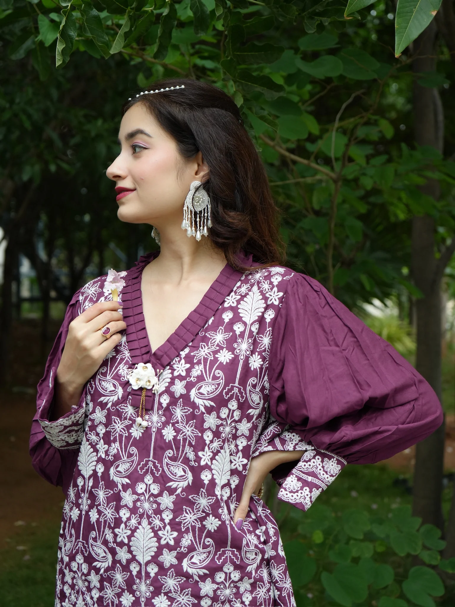 Iris Jam Embroidered Co-ord Set - Image 20