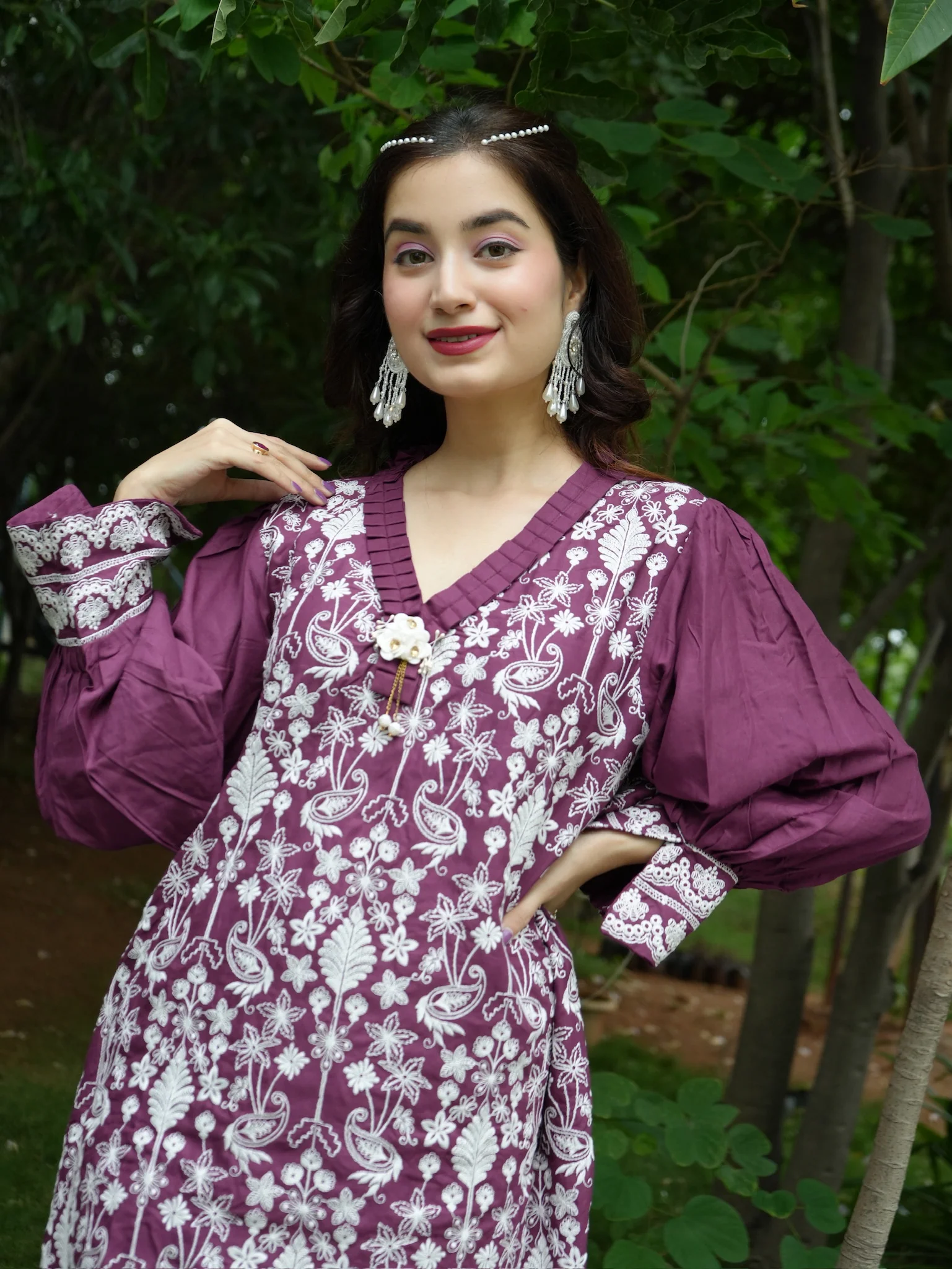 Iris Jam Embroidered Co-ord Set - Image 22