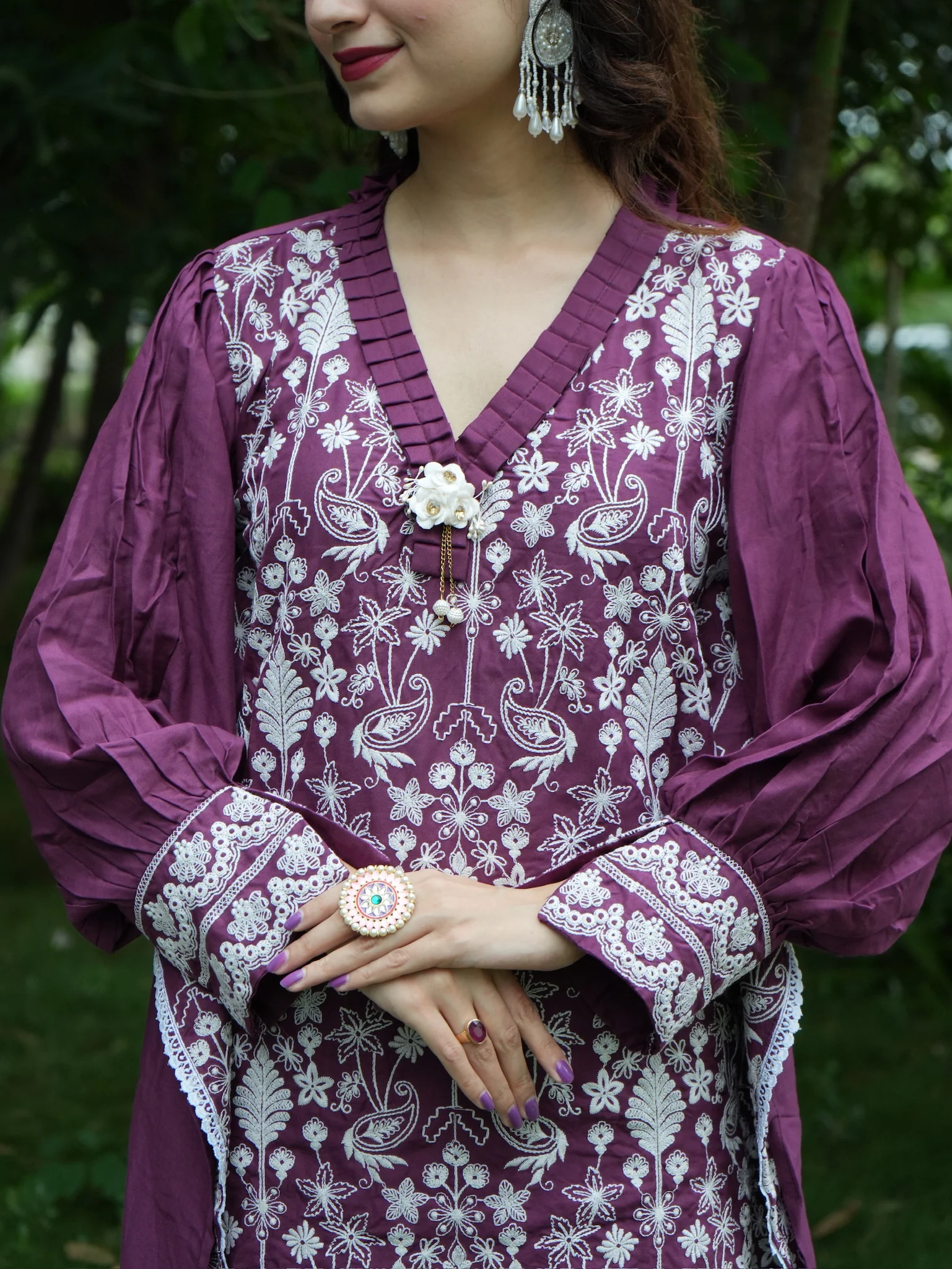 Iris Jam Embroidered Co-ord Set - Image 23