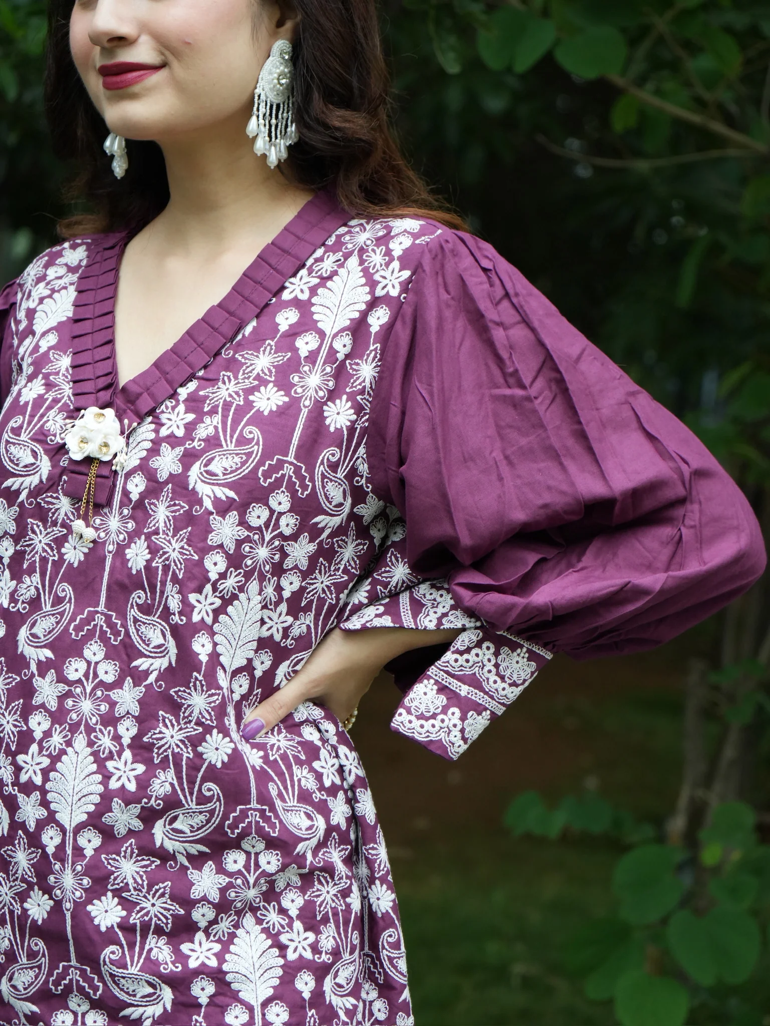Iris Jam Embroidered Co-ord Set - Image 24