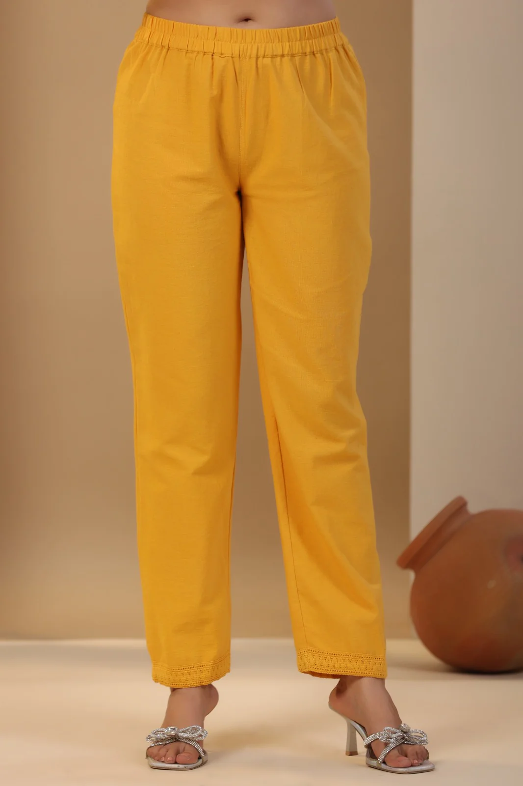 Rachna Sunshine Printed CottonKurta Pant Set - Image 6