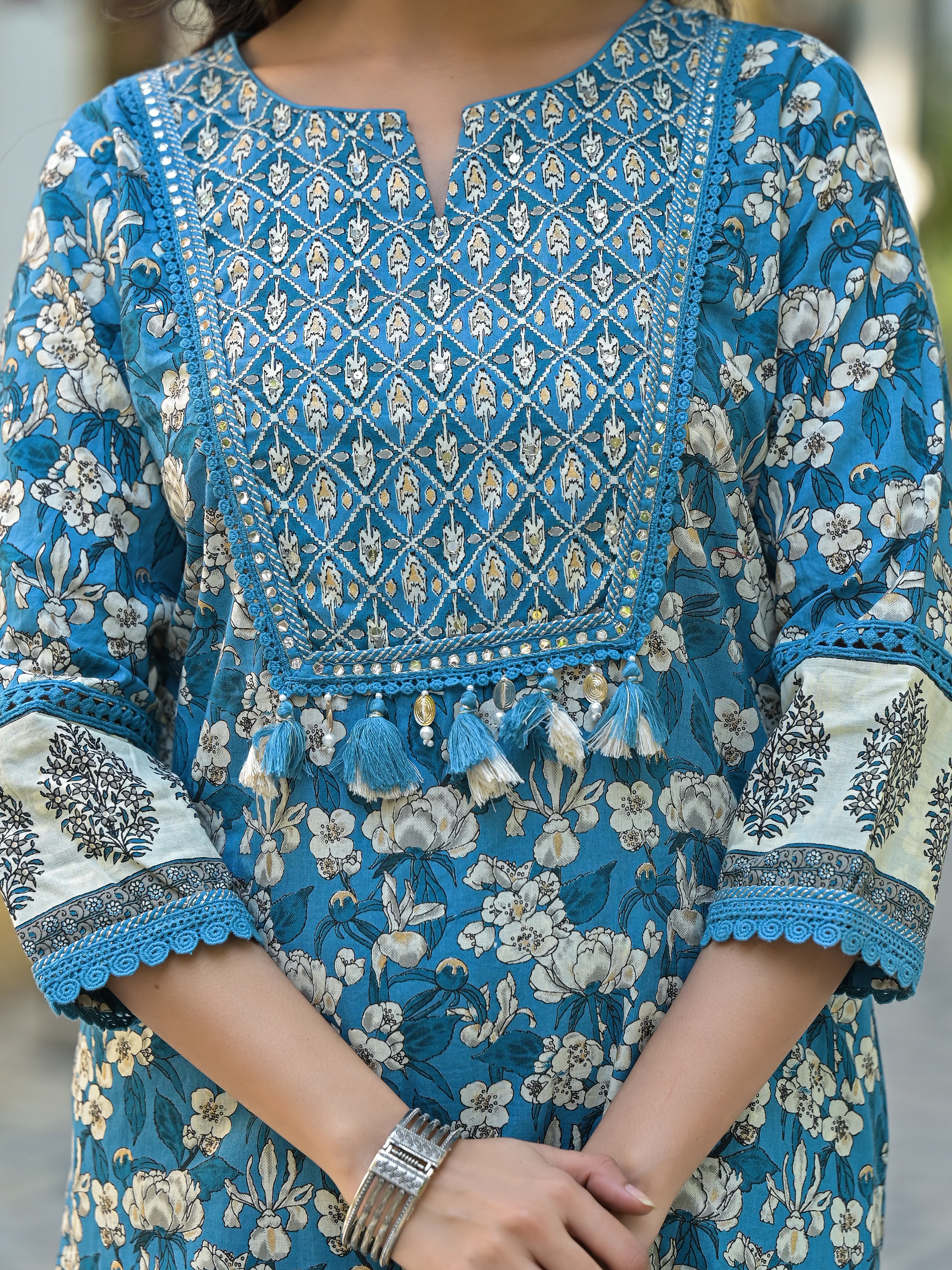 Bodhi Vivid Pure Cotton Suit Set - Image 2