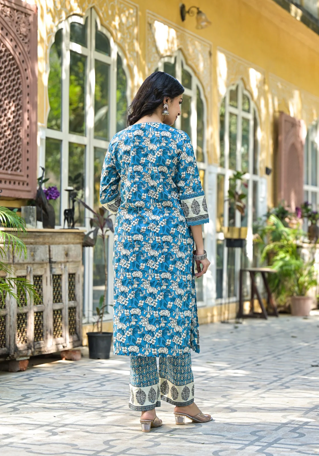Bodhi Vivid Pure Cotton Suit Set - Image 8