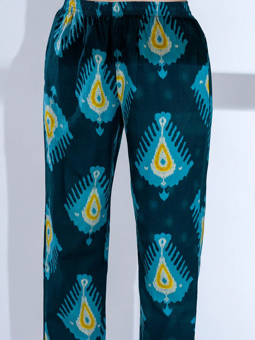 Tripti Azure Printed  Cotton Co-ord Set - Image 6