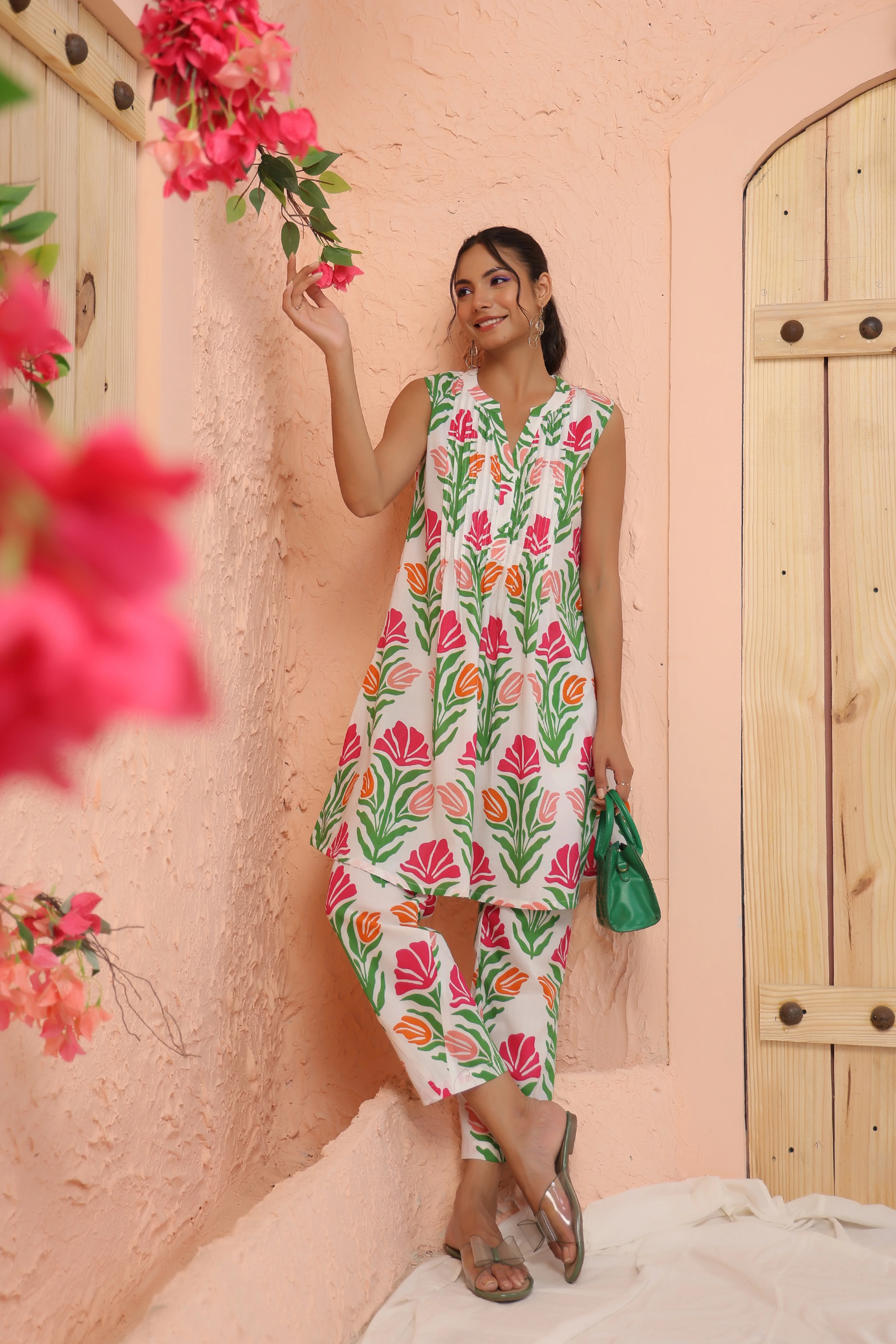 Shamiyana Fern Printed Co-ord Set - Image 11