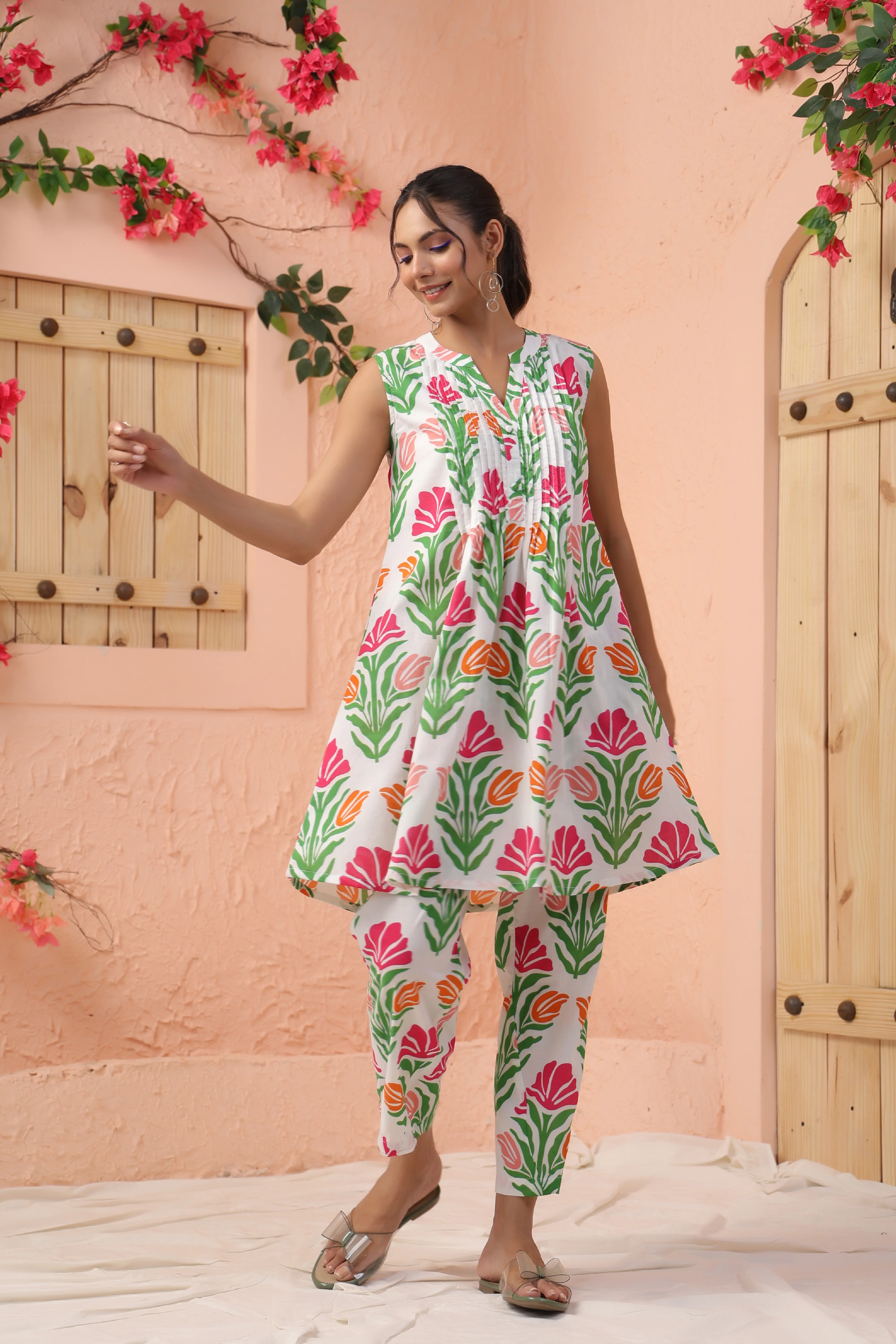 Shamiyana Fern Printed Co-ord Set - Image 3