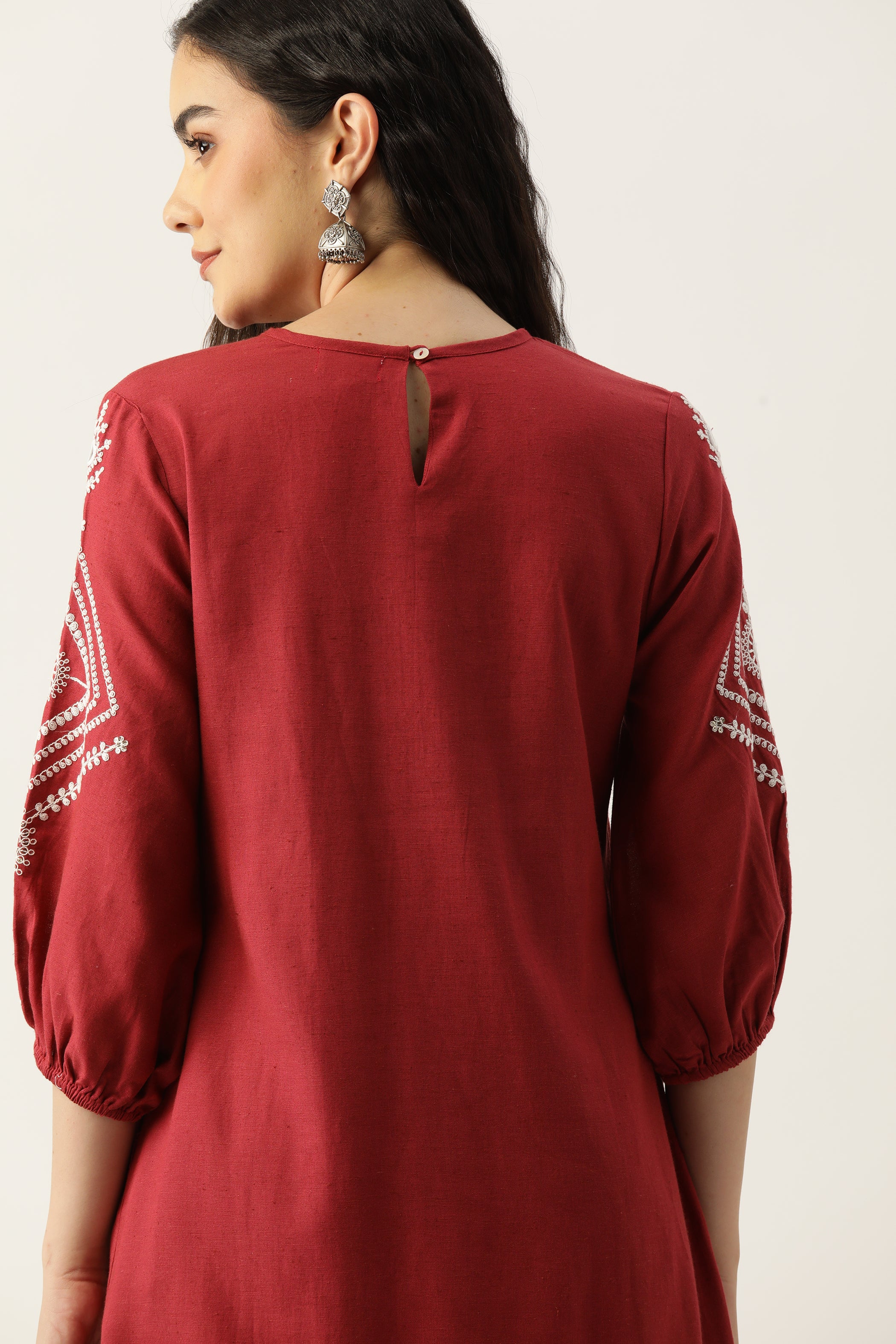 TUSHKI Carmine COTTON COMFY KURTA PANT SET - Image 2