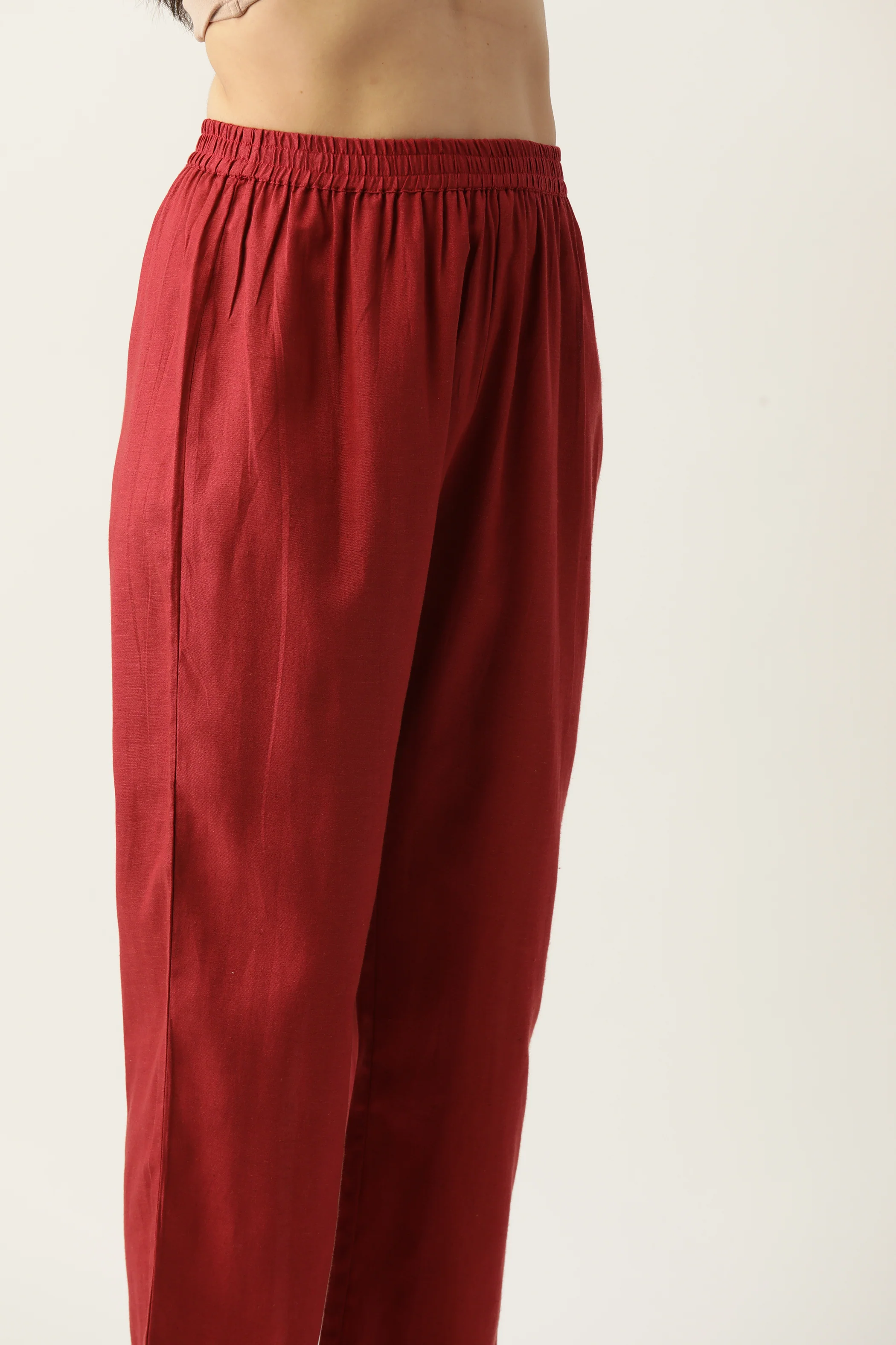 TUSHKI Carmine COTTON COMFY KURTA PANT SET - Image 3