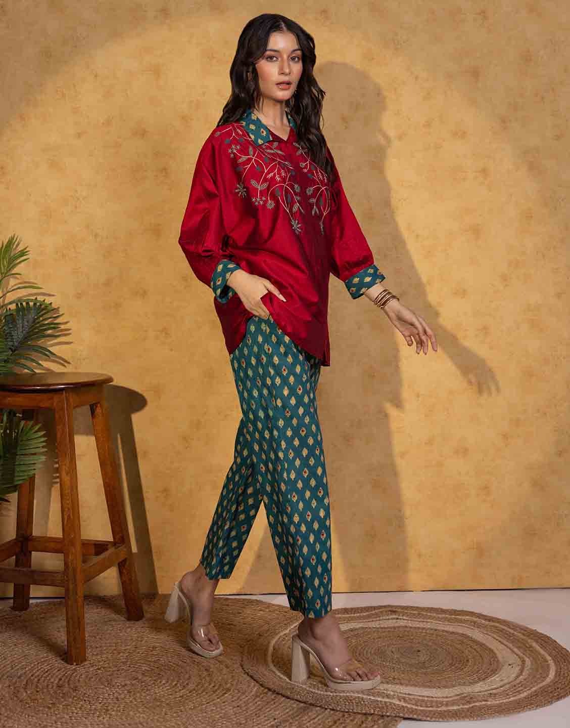 Nancy Sangria Co-ord Set - Image 2