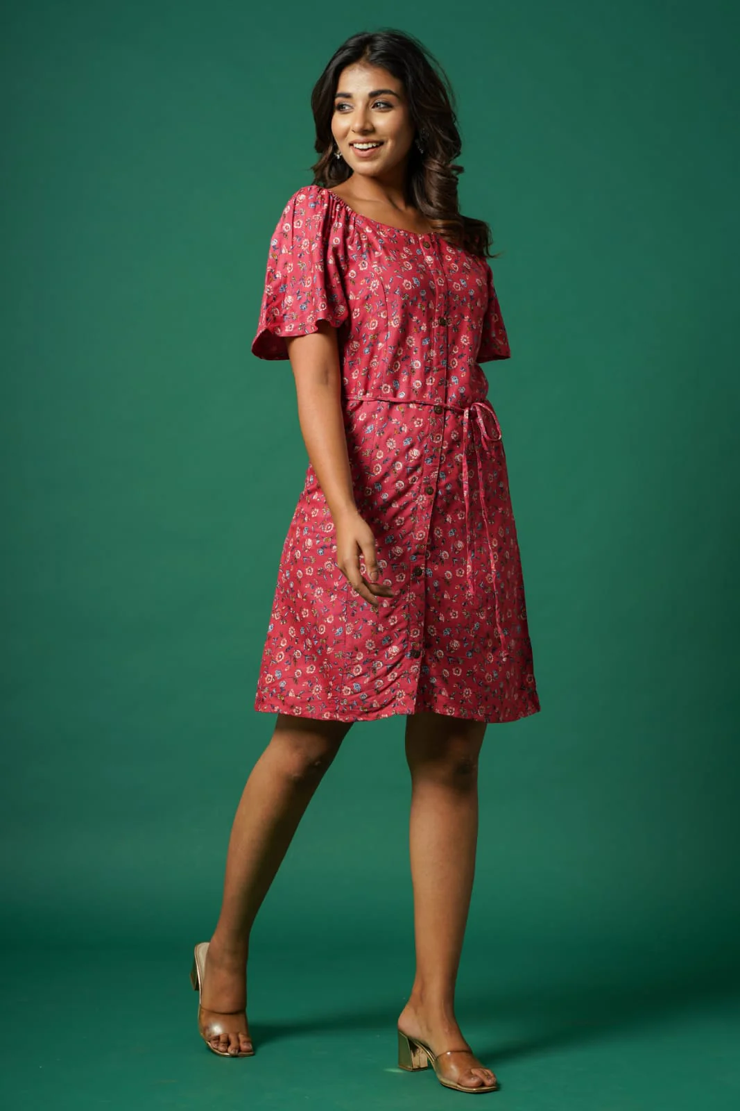 Lisa Printed Dress - Image 3