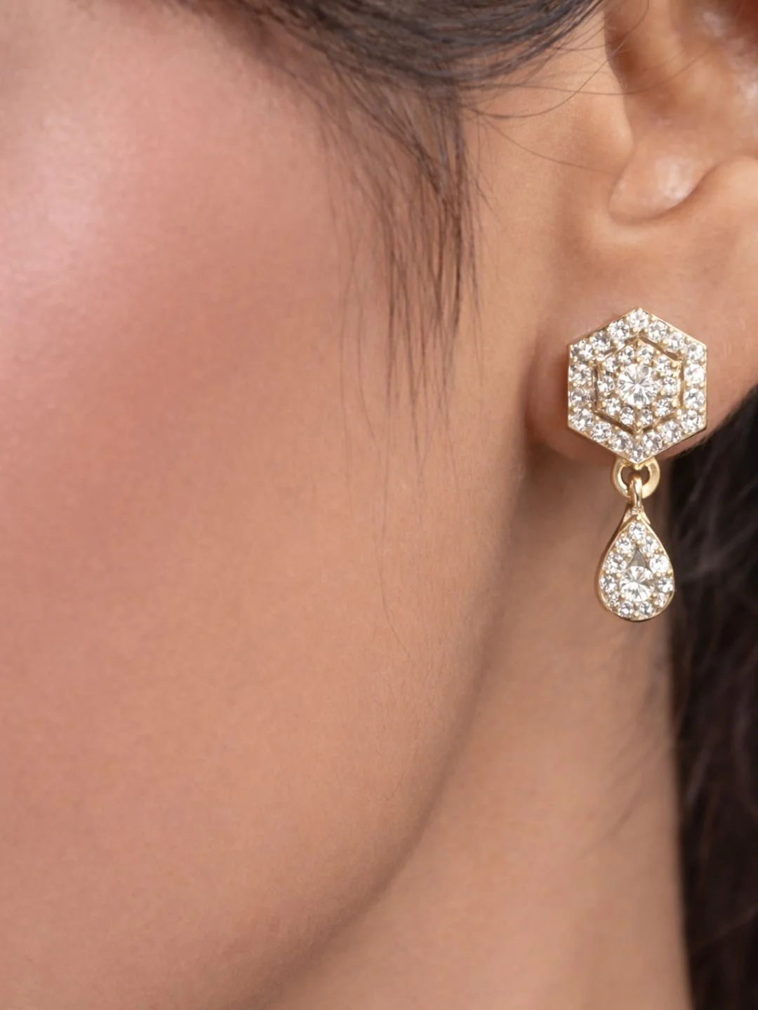 Rivaaz diamond Mangalsutra with earings set - Image 5
