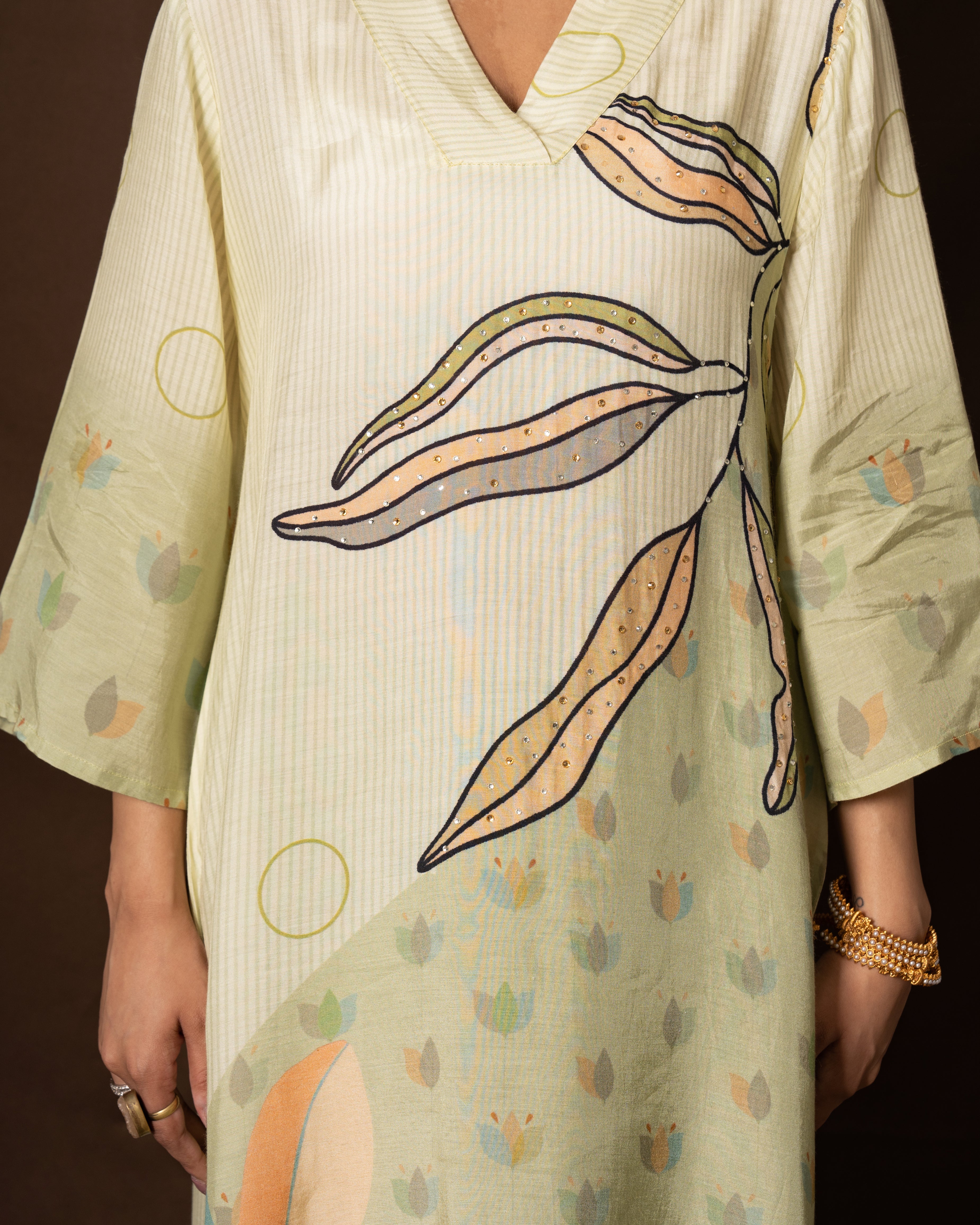 Naina Fern Printed Co-ord Set - Image 2