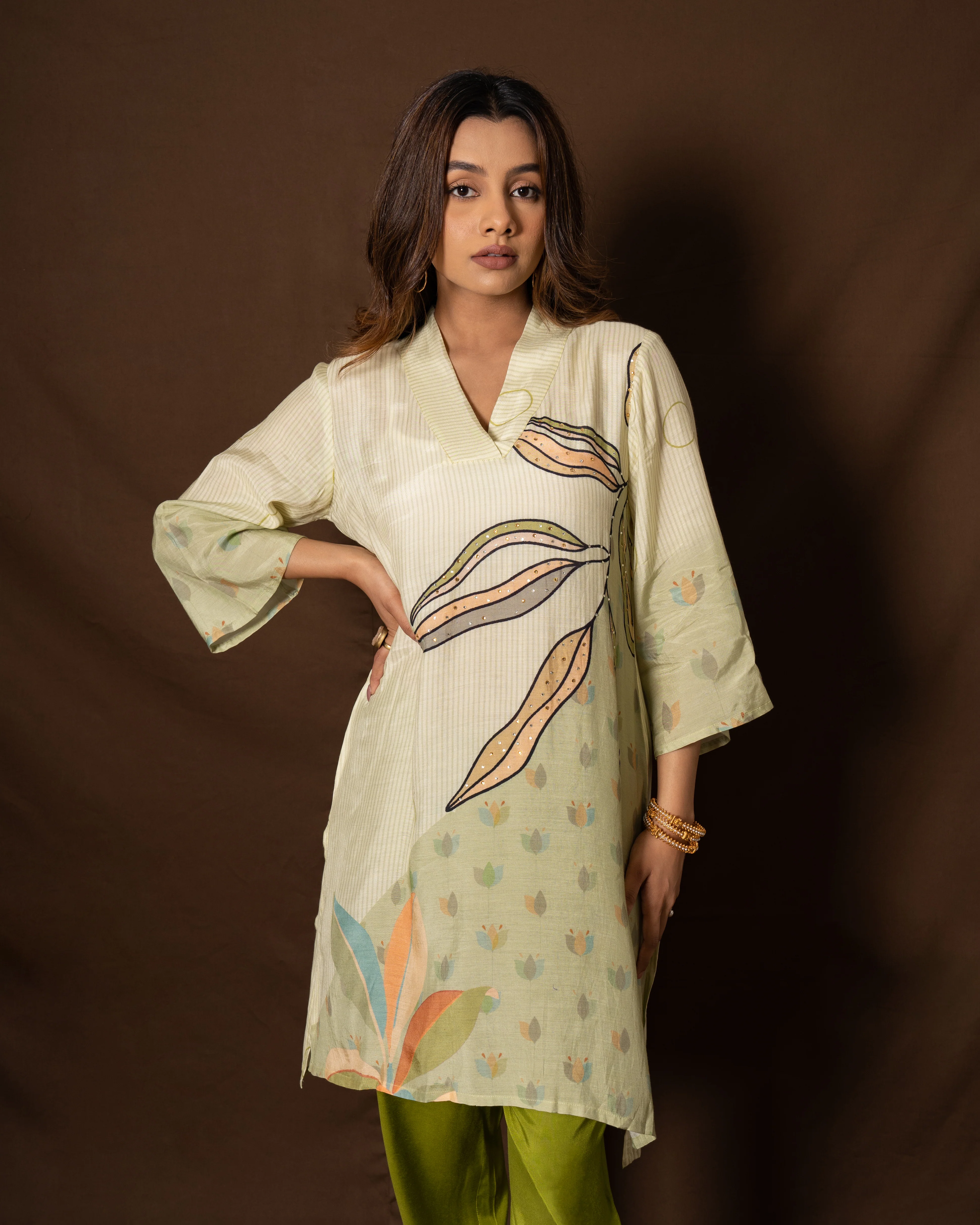 Naina Fern Printed Co-ord Set - Image 5