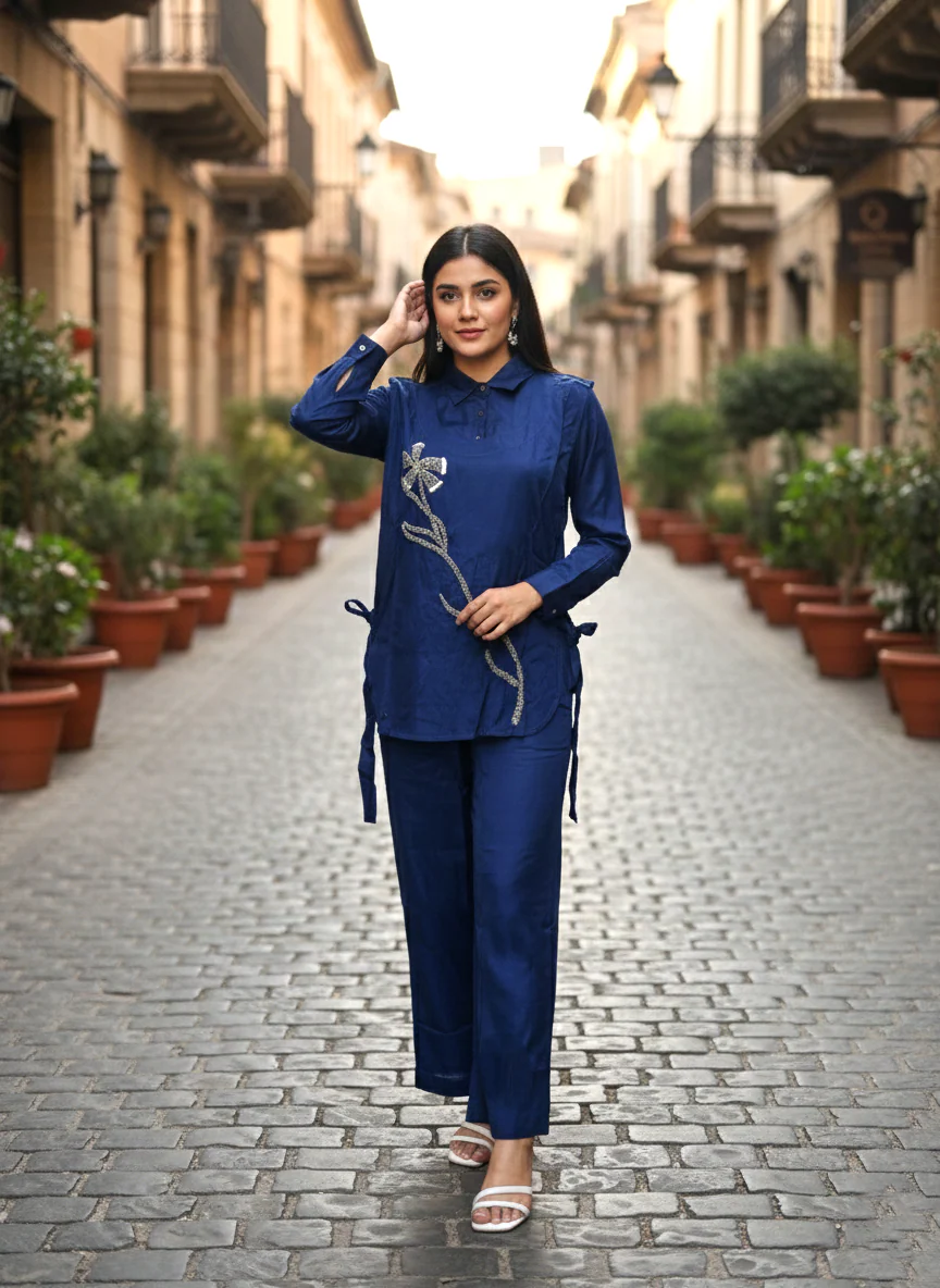 Midushi Tiffany Embroidery co-ord set - Image 4