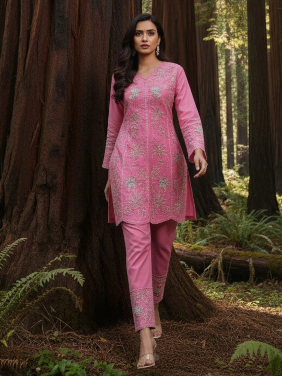 Ayat Punch Full Embroidery Lawn Co-ord Set - Image 5