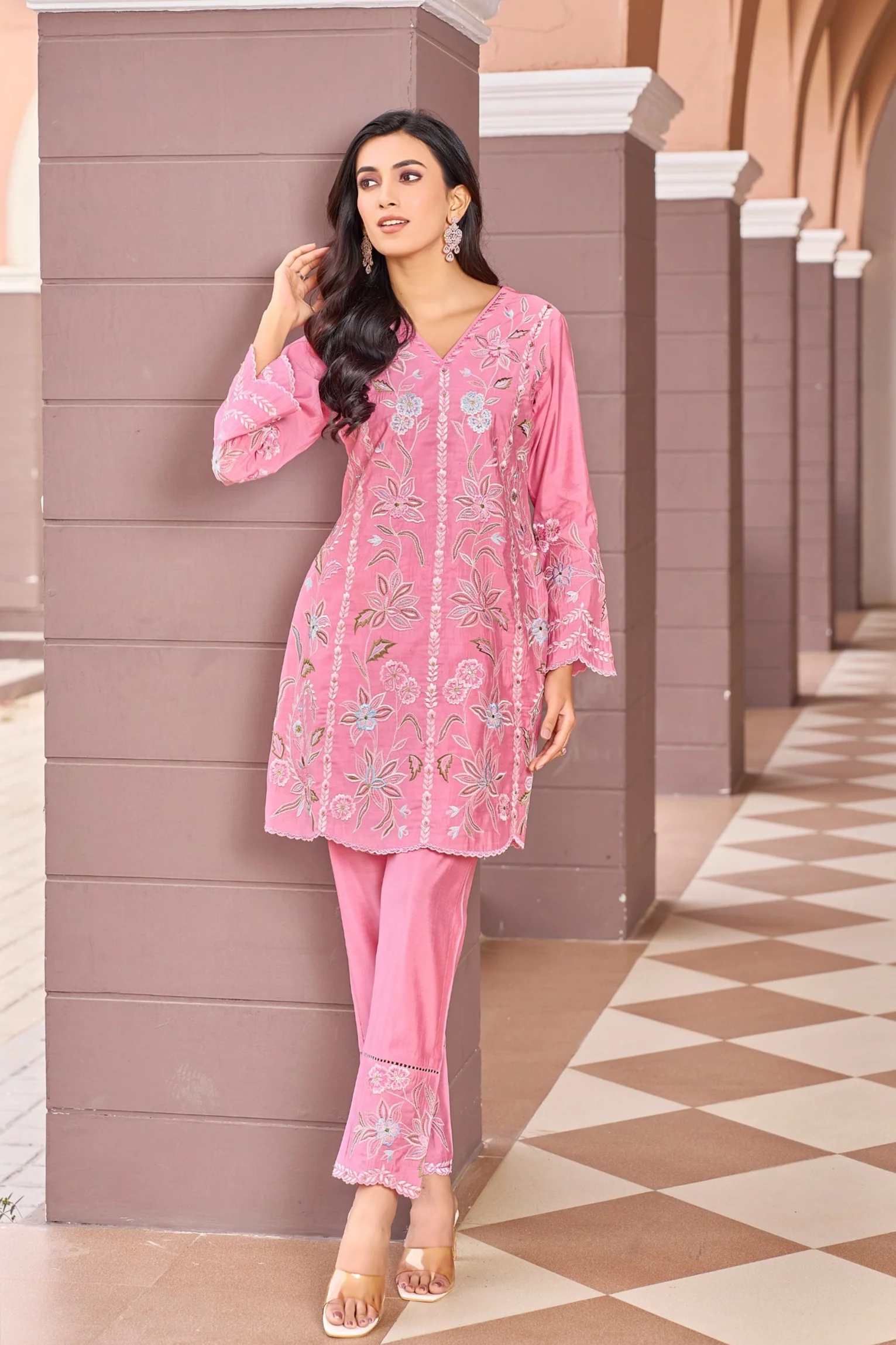 Ayat Punch Full Embroidery Lawn Co-ord Set - Image 9