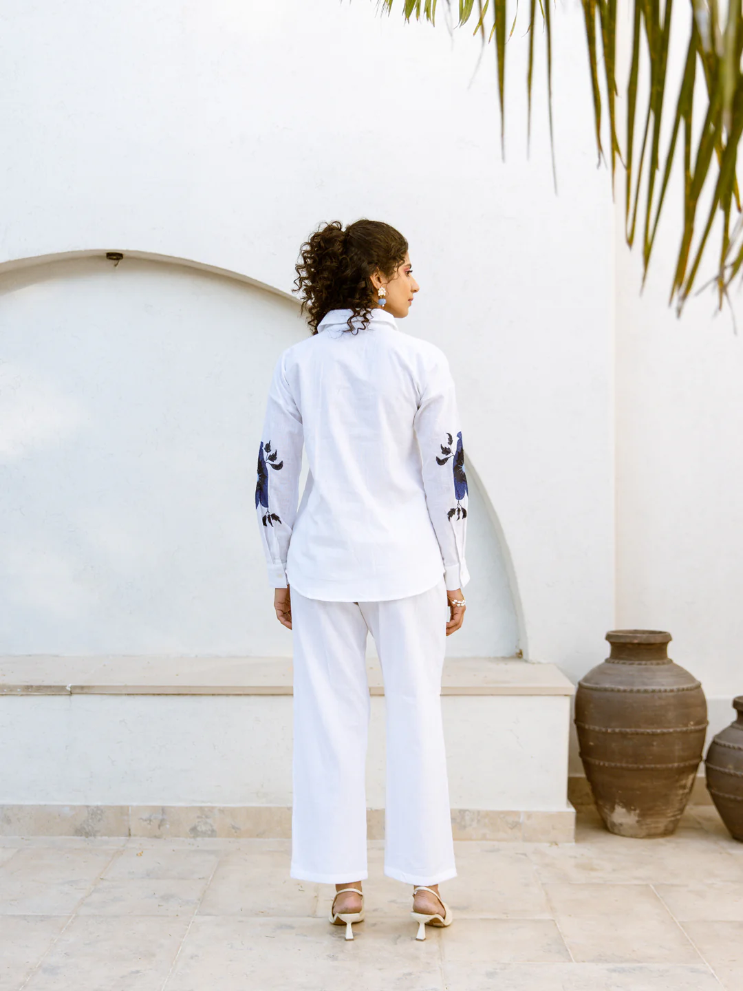 Viva Angel Indigo Embroided Co-ord Set - Image 3